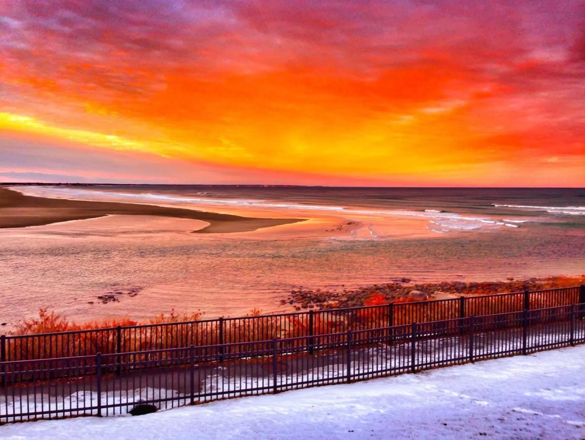 Natural landscape in Anchorage by the Sea