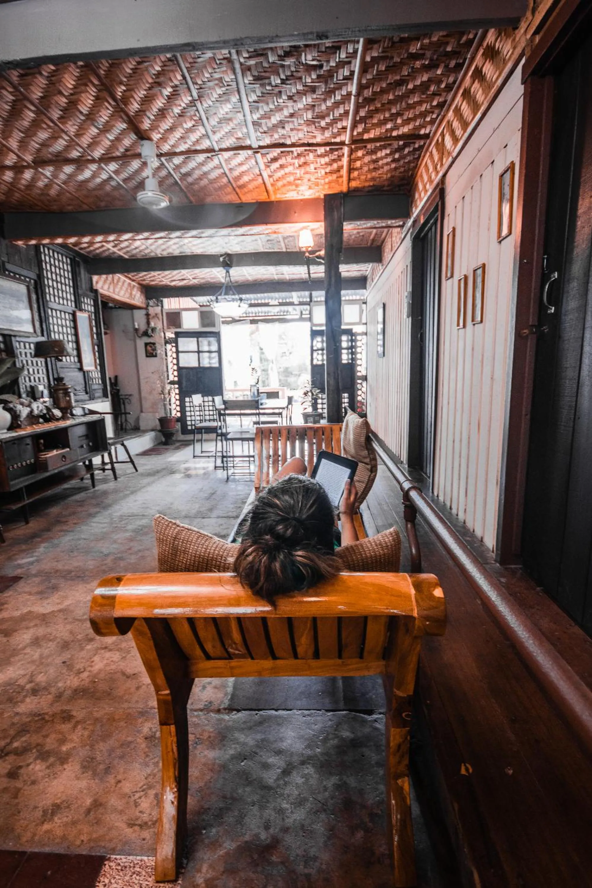 Living room in Oasis Balili Heritage Lodge