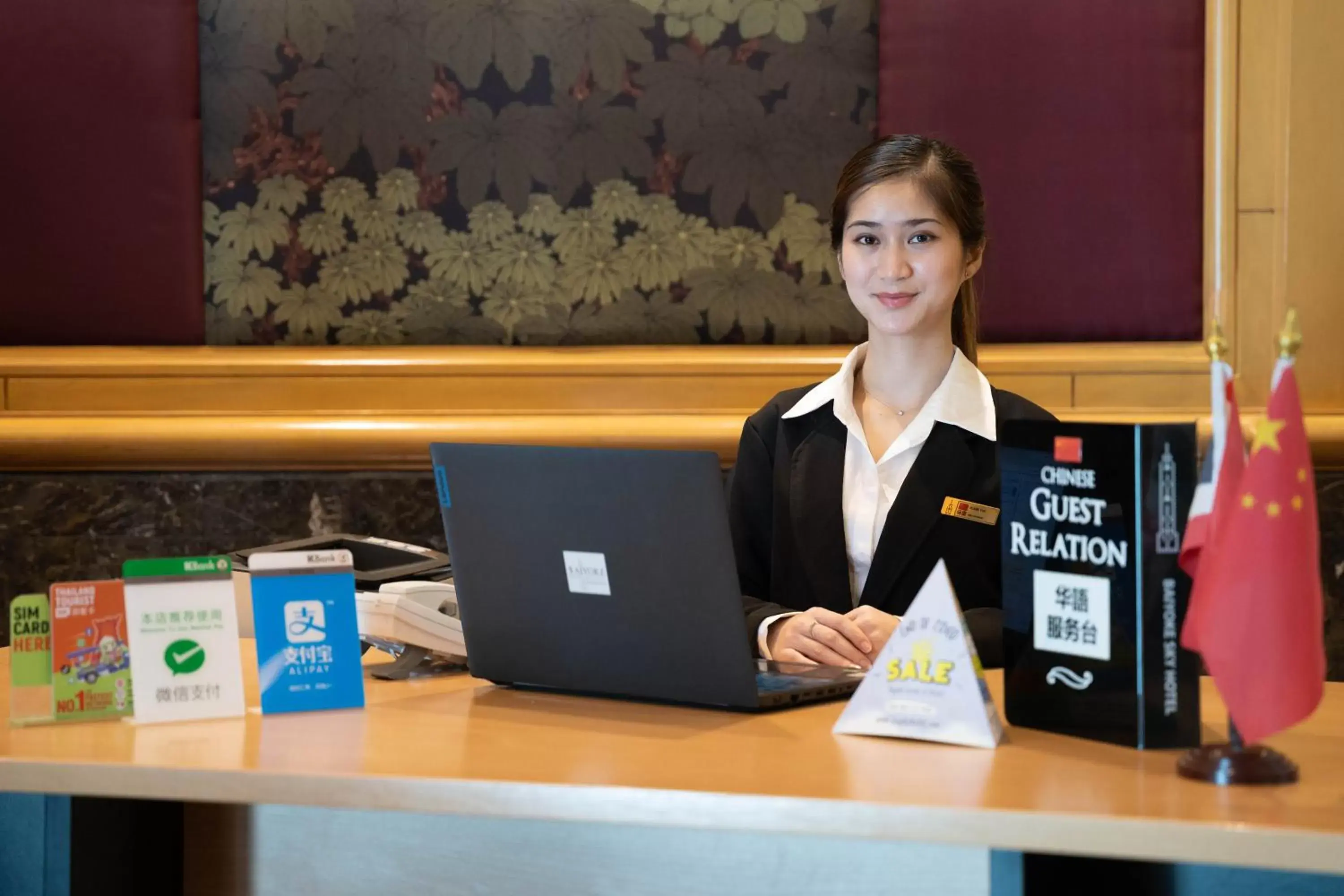 Staff, Lobby/Reception in Baiyoke Sky Hotel