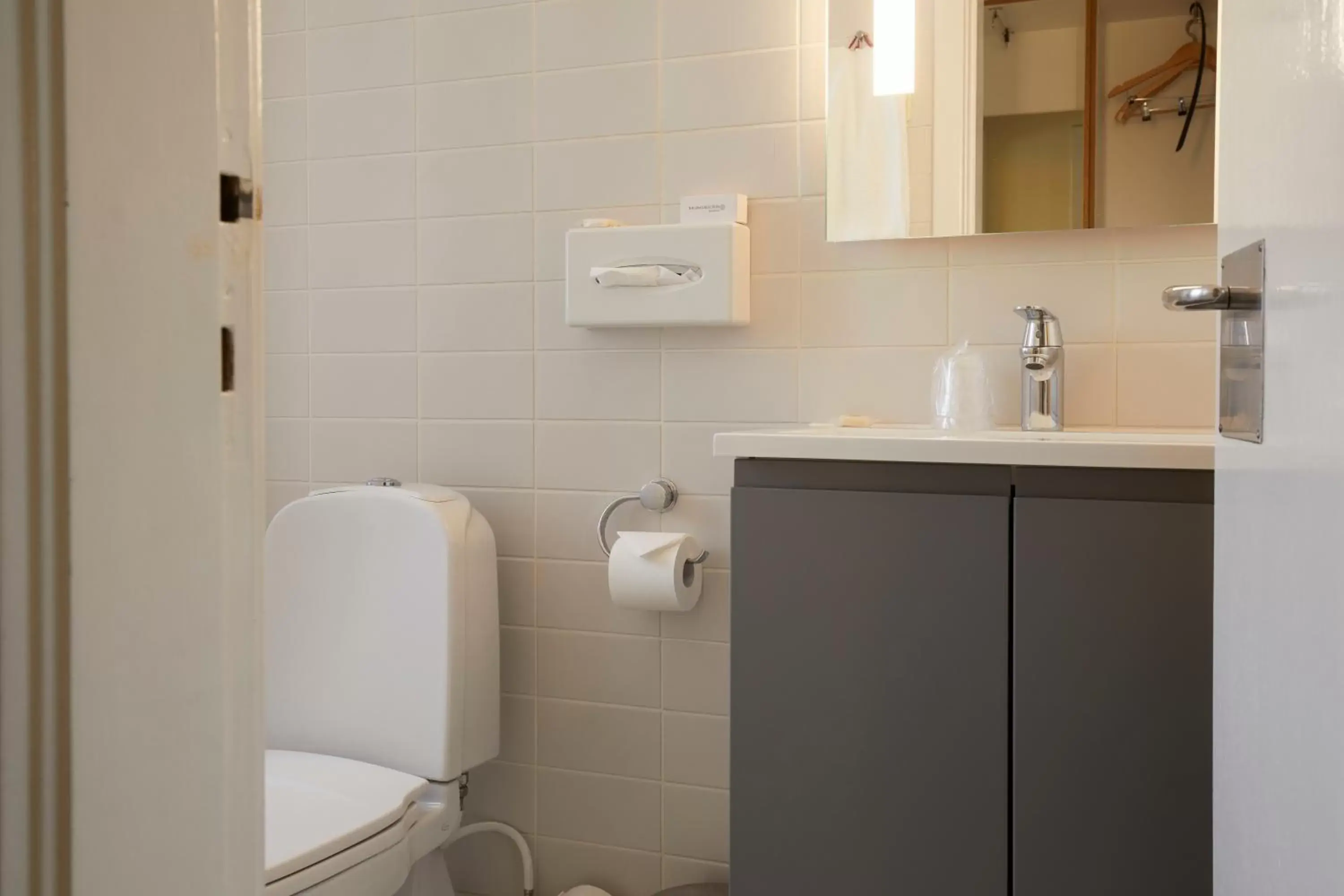 Bathroom in Hotel Knudsens Gaard