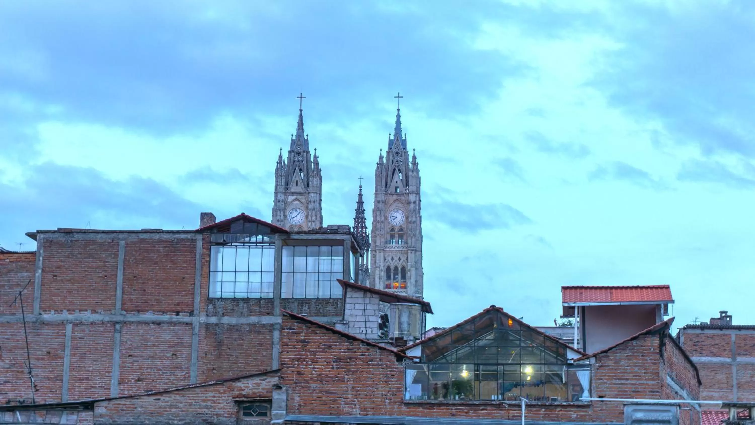 Decorative detail in Hotel La Basílica Quito