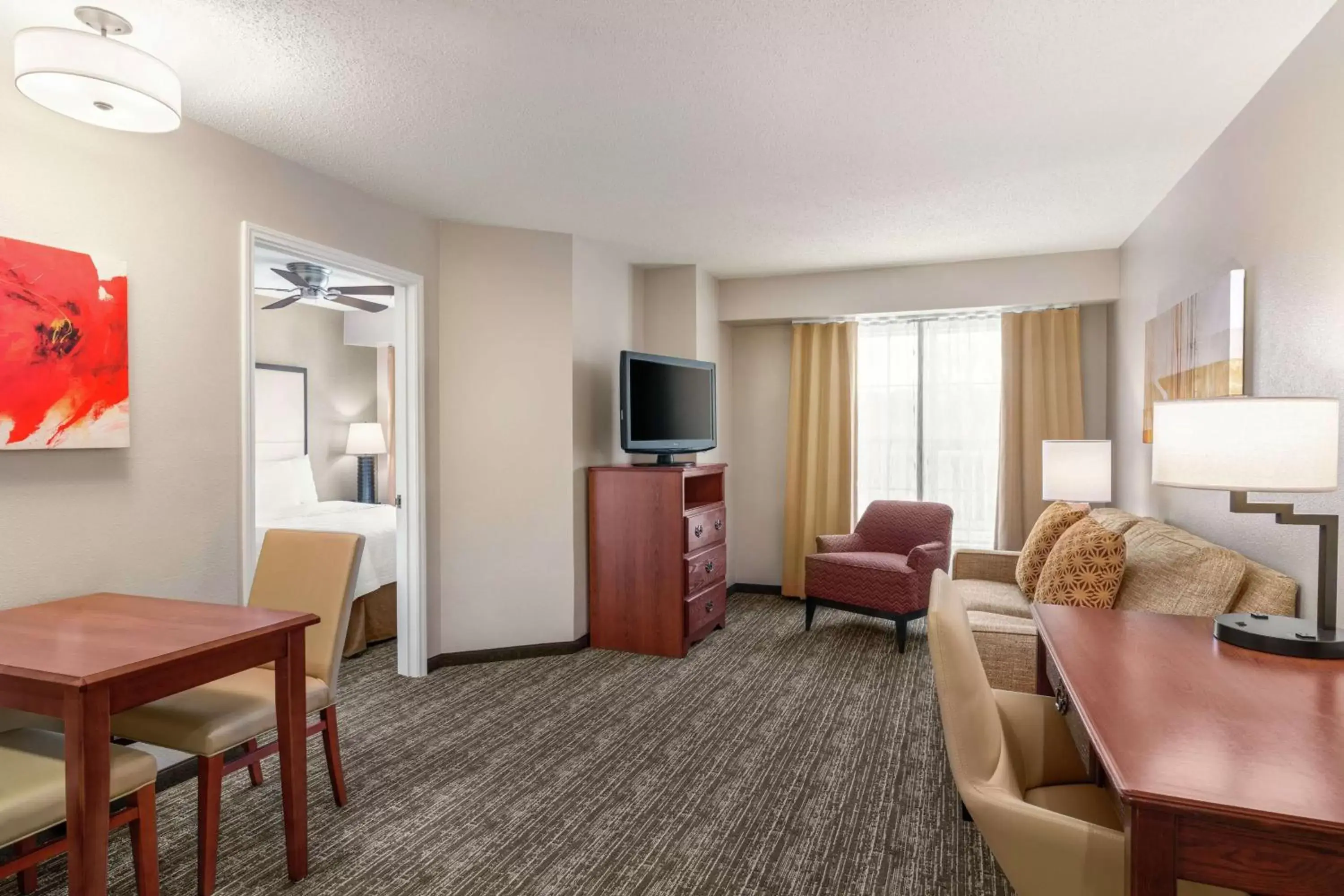 Bedroom, Seating Area in Homewood Suites by Hilton Providence-Warwick