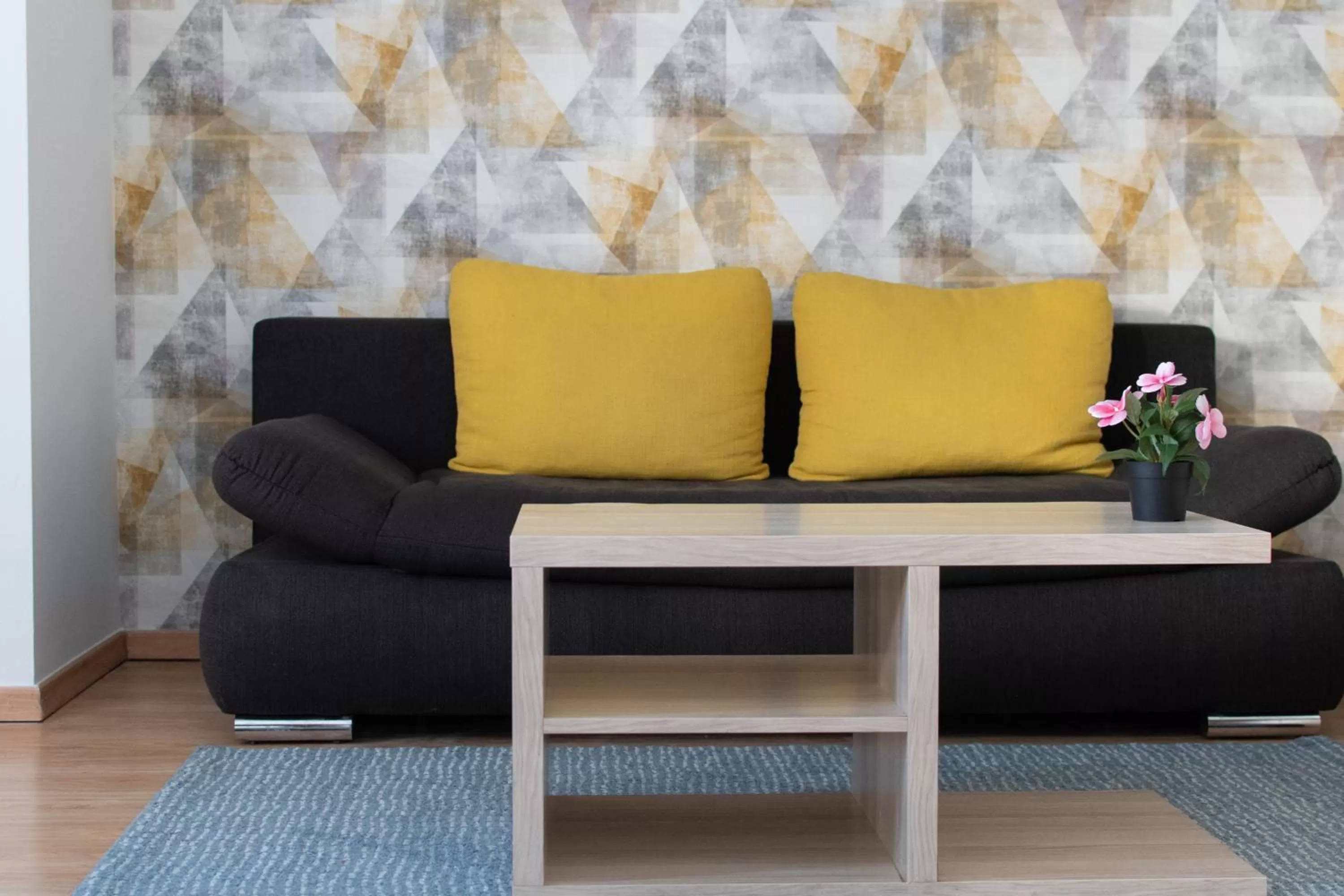 Living room in Prince Apartments