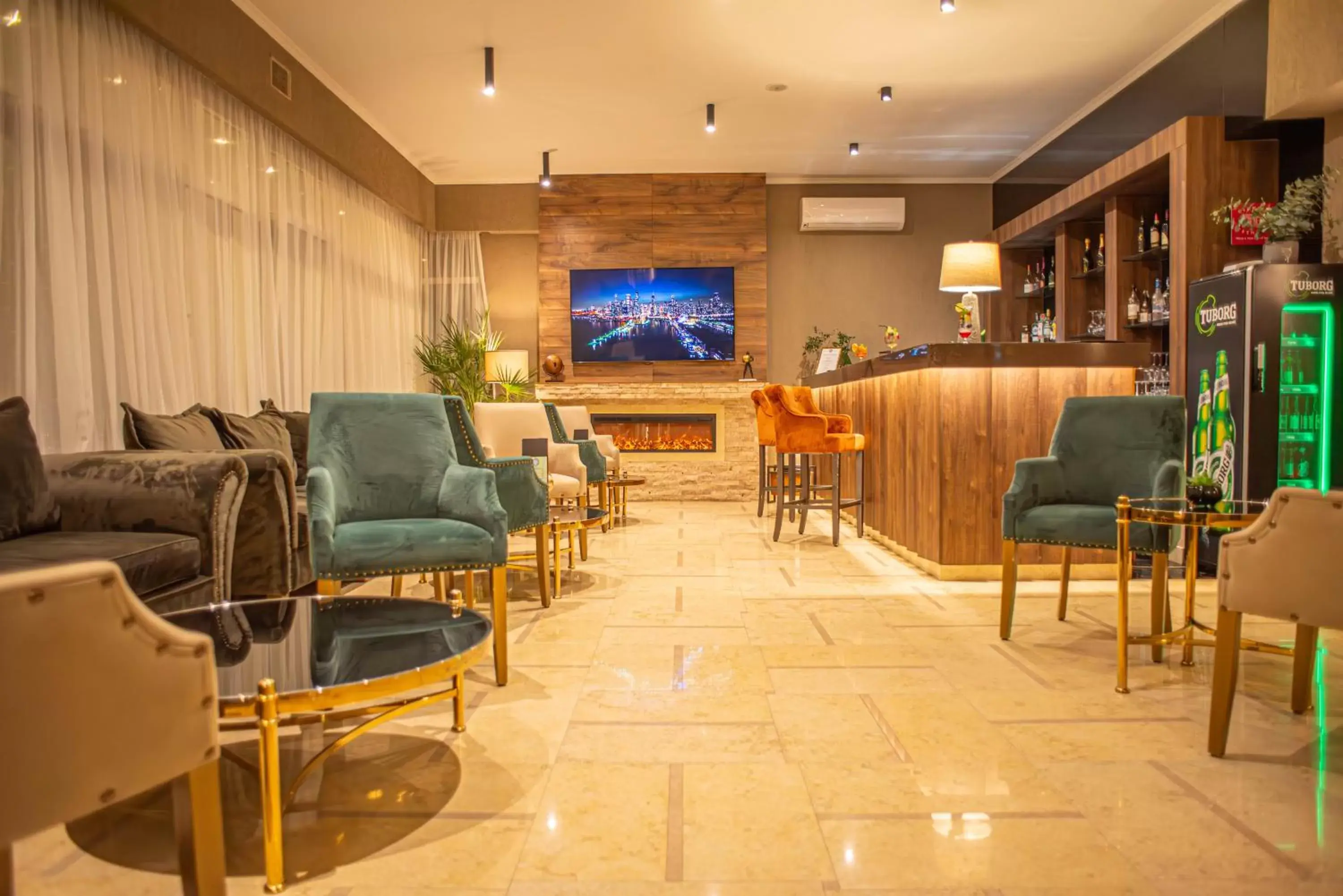 Lobby or reception, Lounge/Bar in Hotel Carpathia