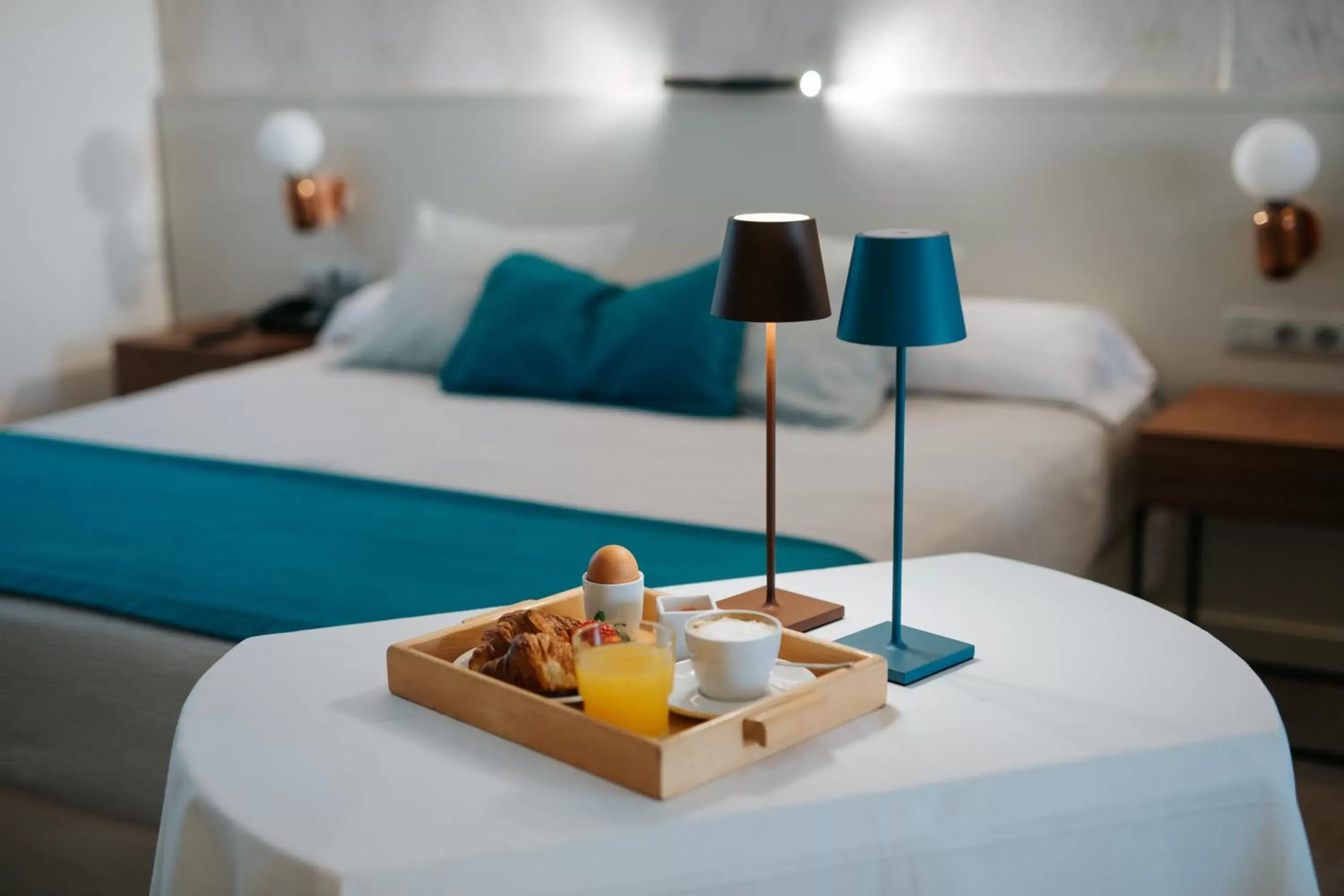 Bed in Hotel Neptuno