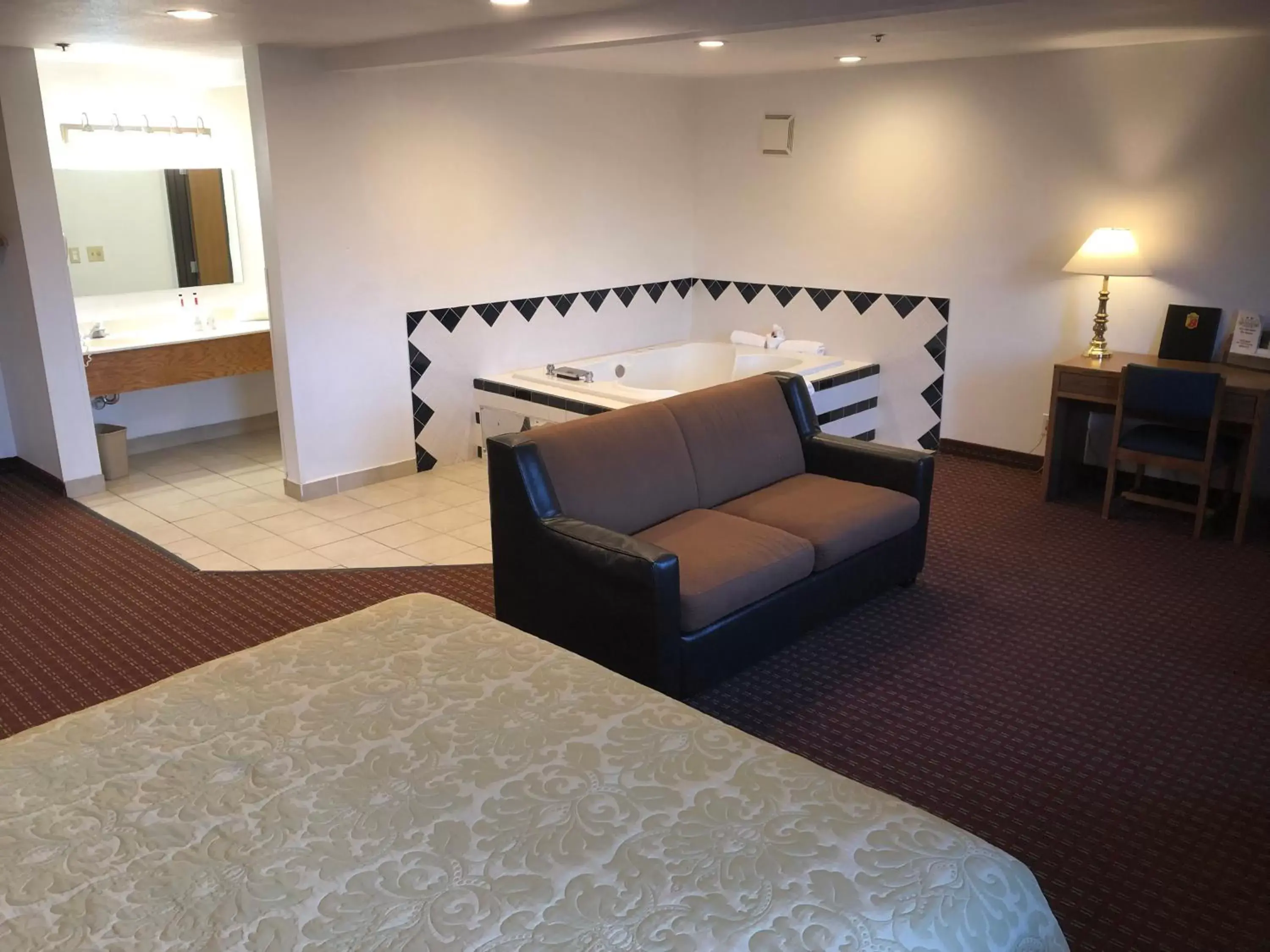 Seating area in Super 8 by Wyndham The Dalles OR