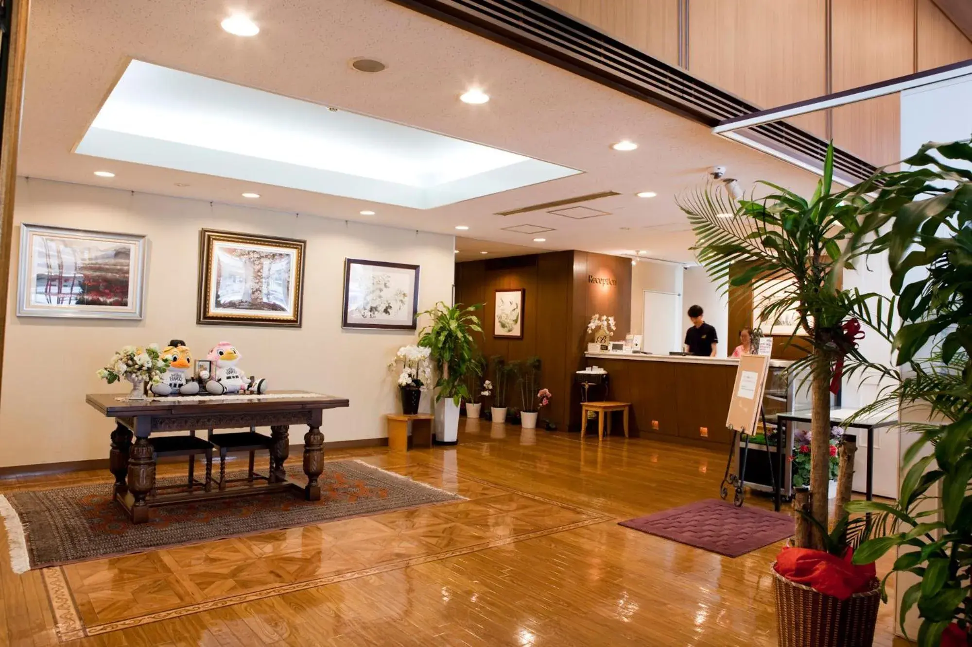 Lobby or reception in Benikea Calton Hotel Fukuoka Tenjin