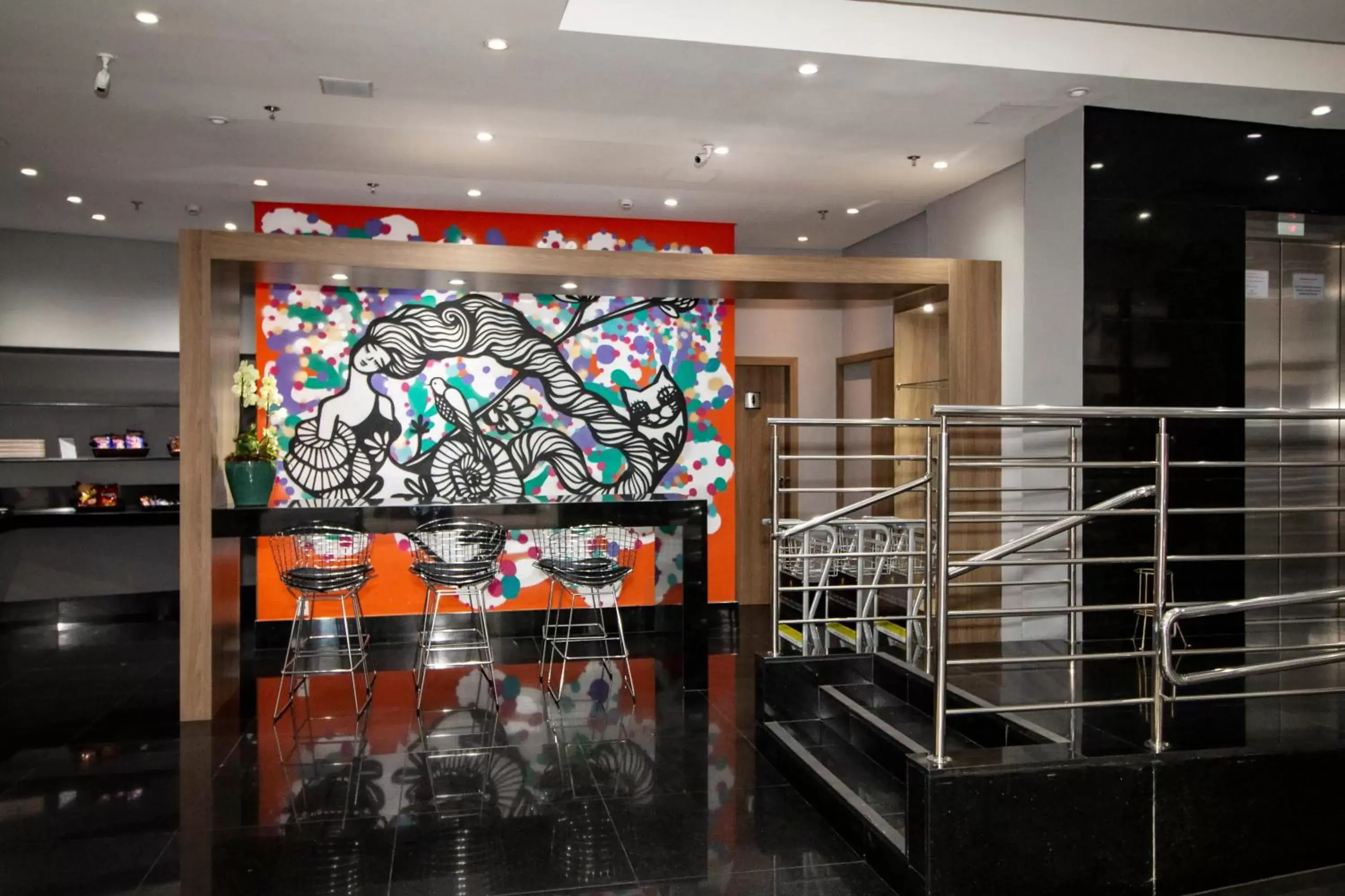 Lobby or reception in Royal Design Savassi Hotel Lobby or reception in Royal Design Savassi Hotel