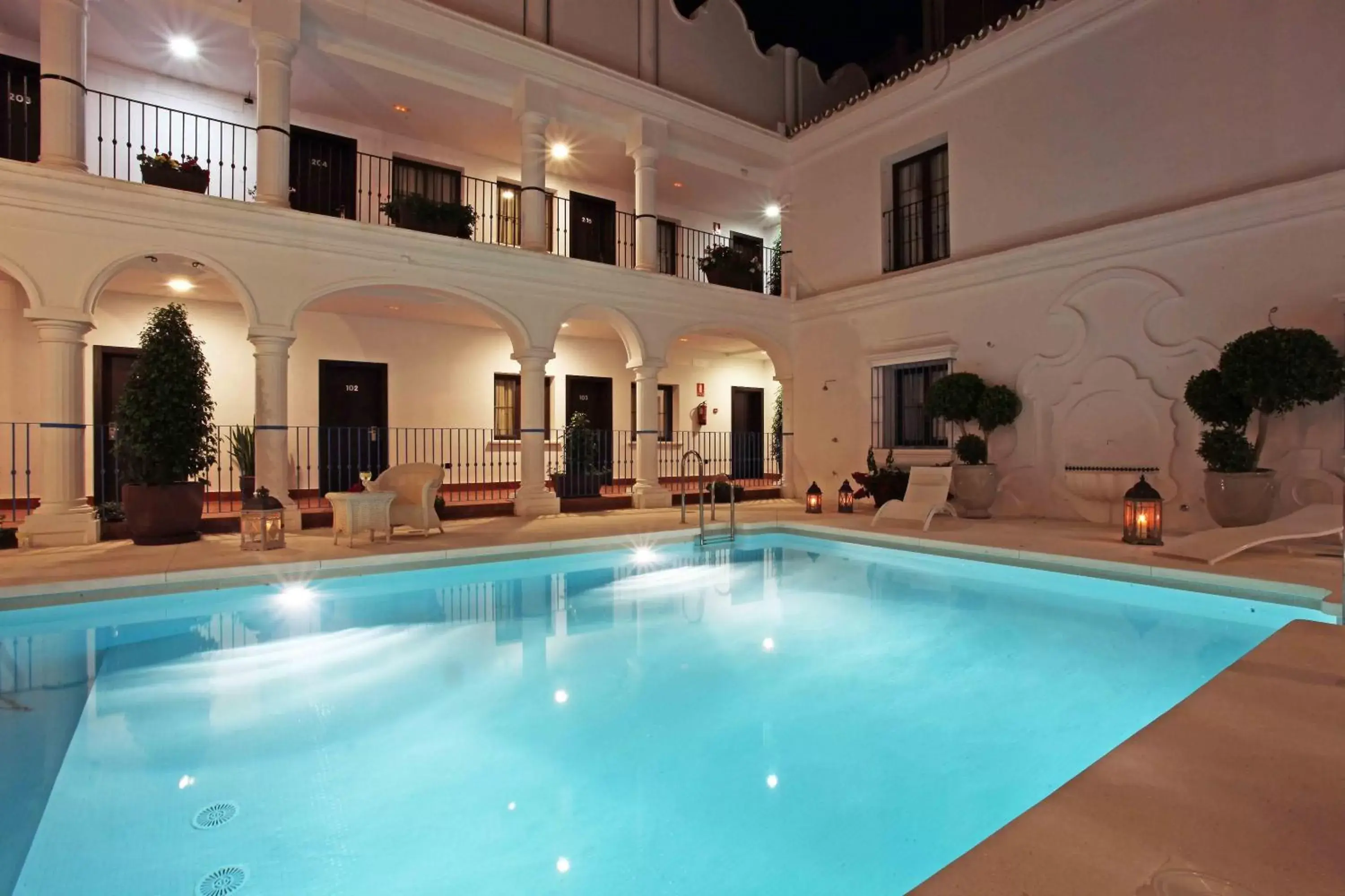 Swimming Pool in Hotel La Fonda