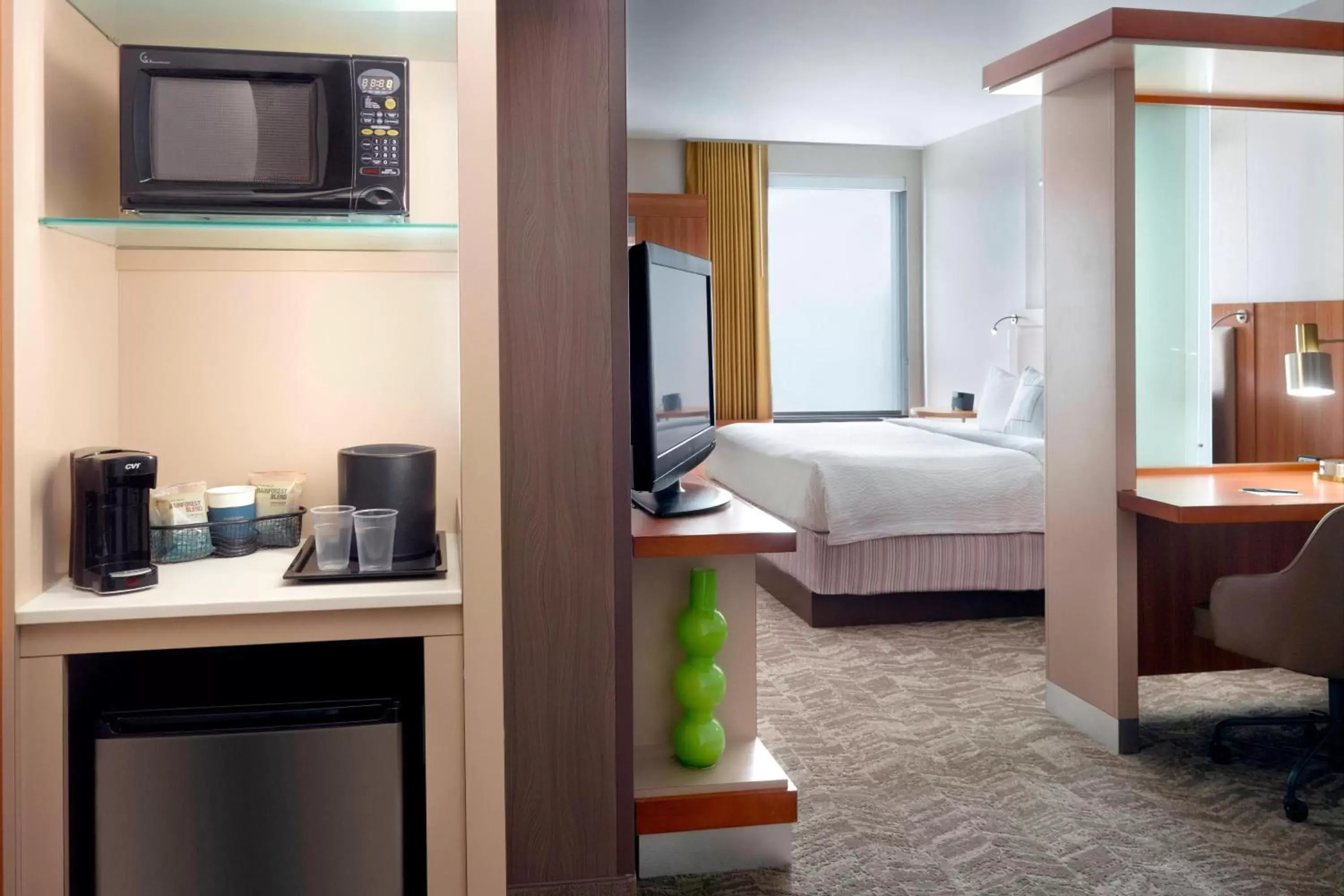 Bedroom, Bed in SpringHill Suites by Marriott Atlanta Airport Gateway