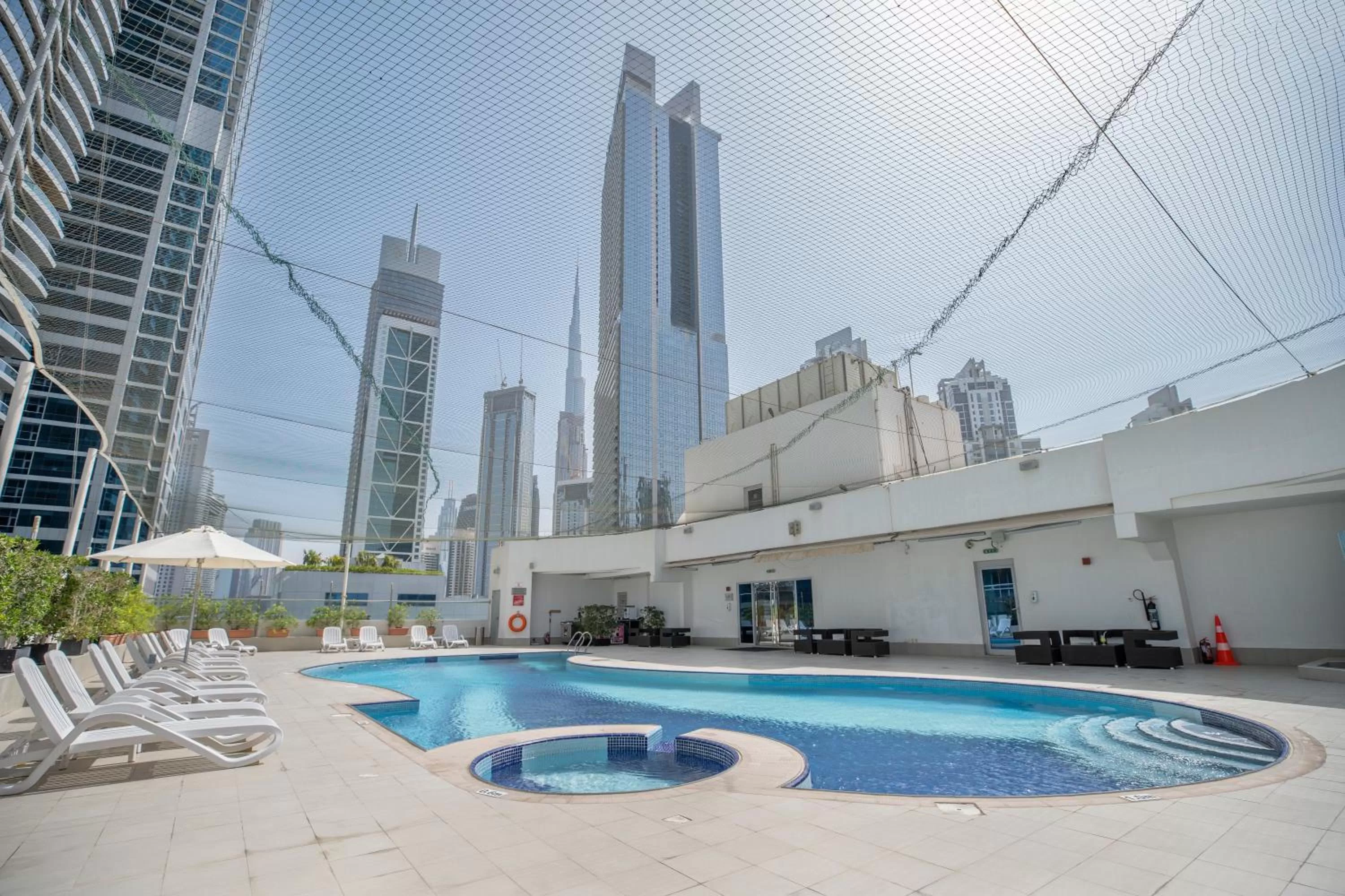 Pool view in City Premiere Hotel Apartments - Dubai
