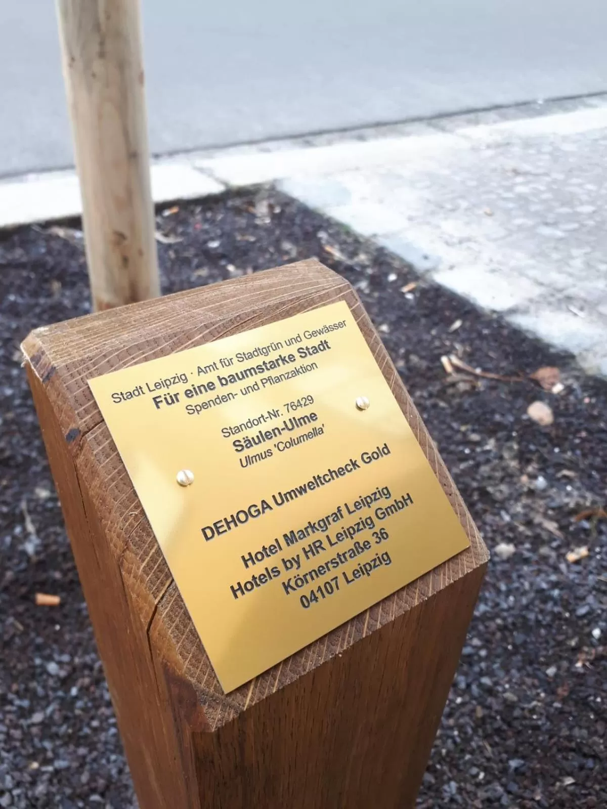 Certificate/Award in Hotel Markgraf Leipzig