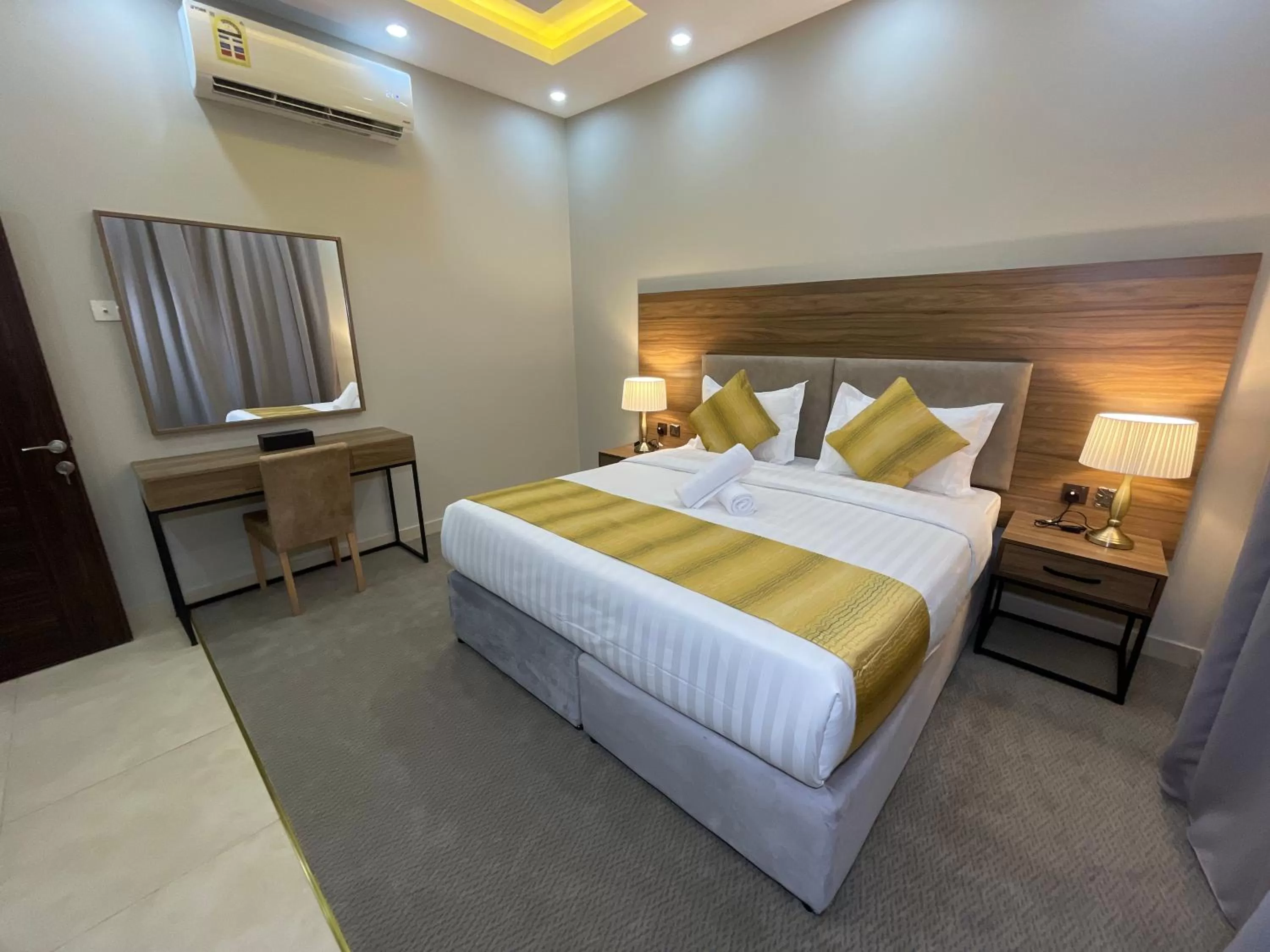 Bed in Vital House Apartments