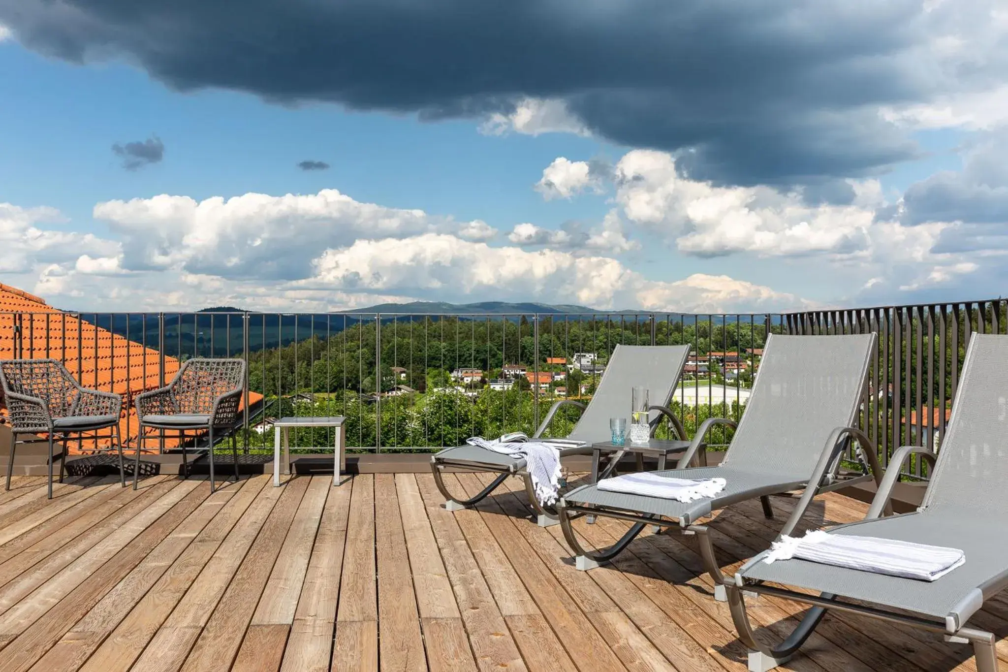 Balcony/Terrace in Landhotel Gottinger