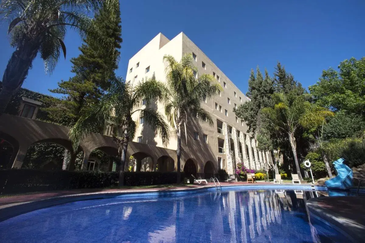 Garden view, Swimming Pool in Hotel Ex-Hacienda San Xavier