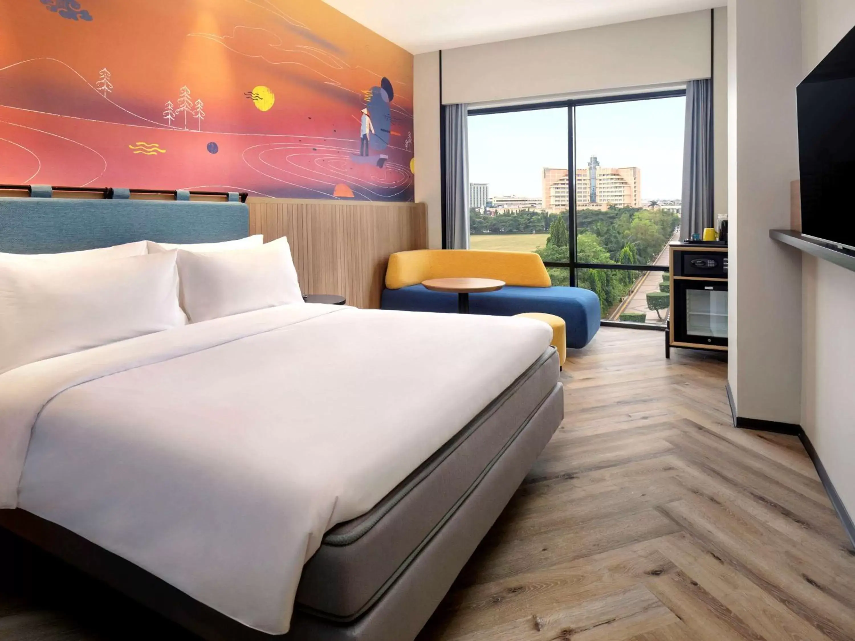 Bedroom, Bed in ibis Styles Semarang Simpang Lima