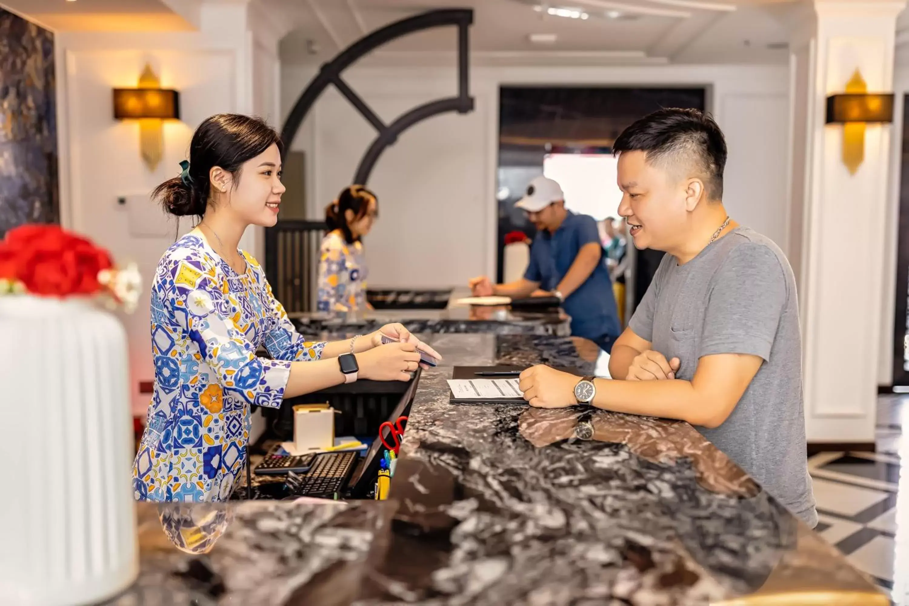 Lobby or reception in Hotel DMelin Lobby or reception in Hotel DMelin