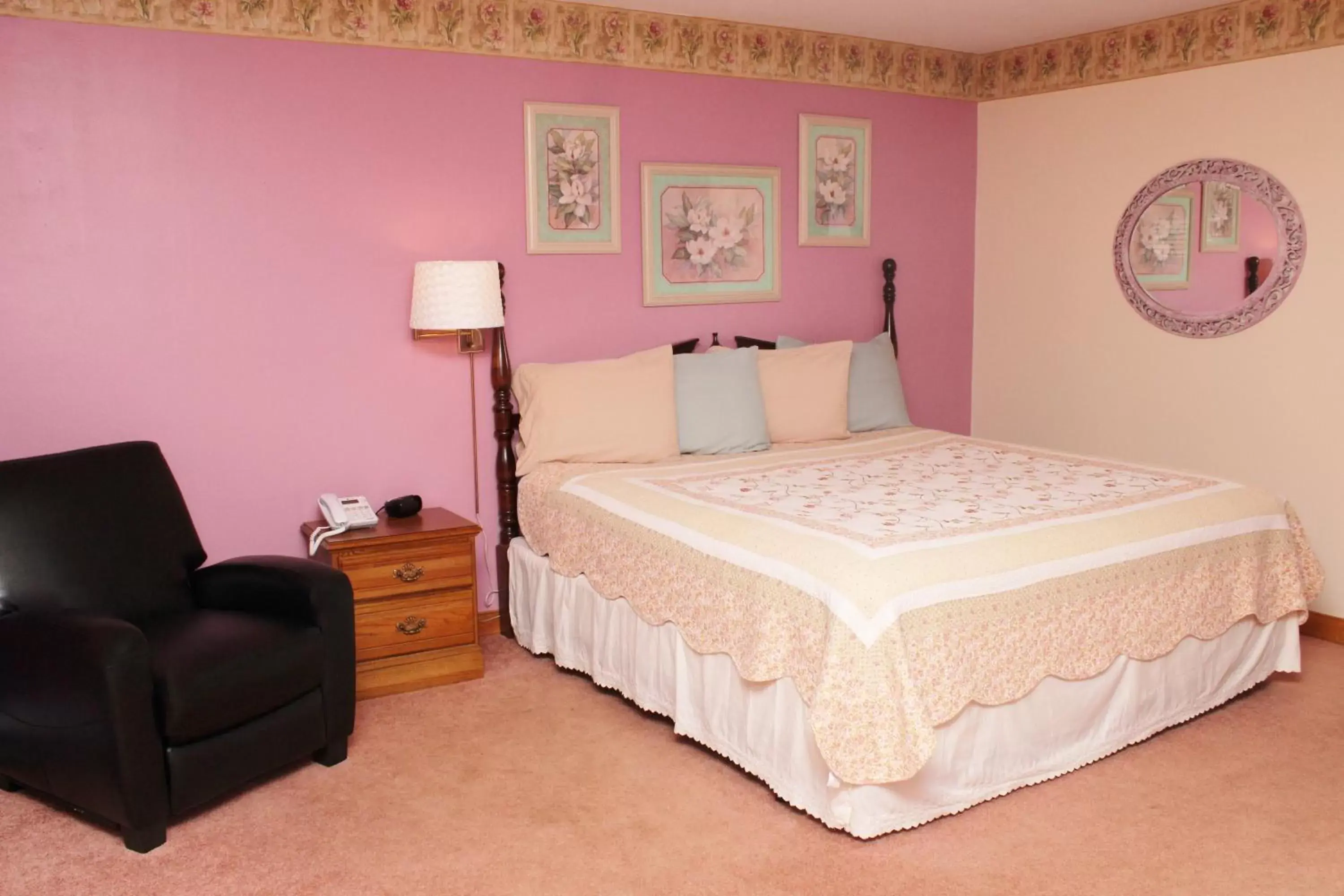 Photo of the whole room, Bed in Blue Spruce Motel