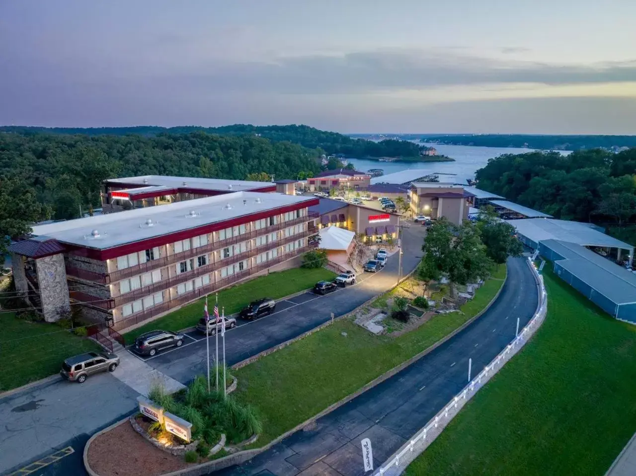 Property building, Bird's-eye View in The Resort at Lake of the Ozarks