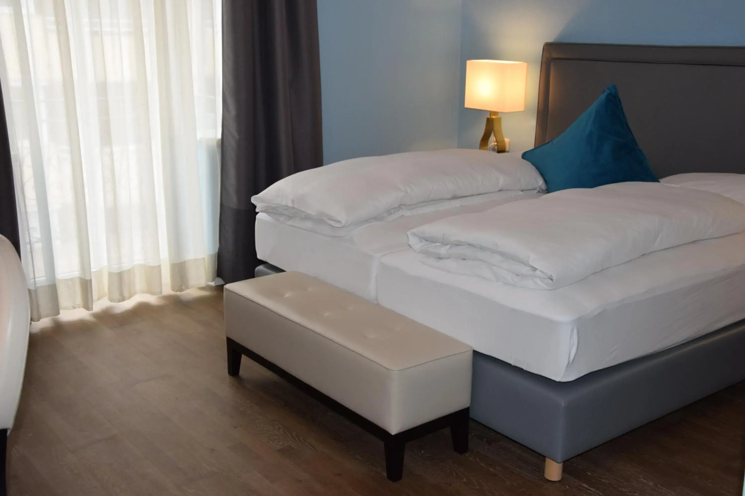 Bed in Atel Hotel Lasserhof