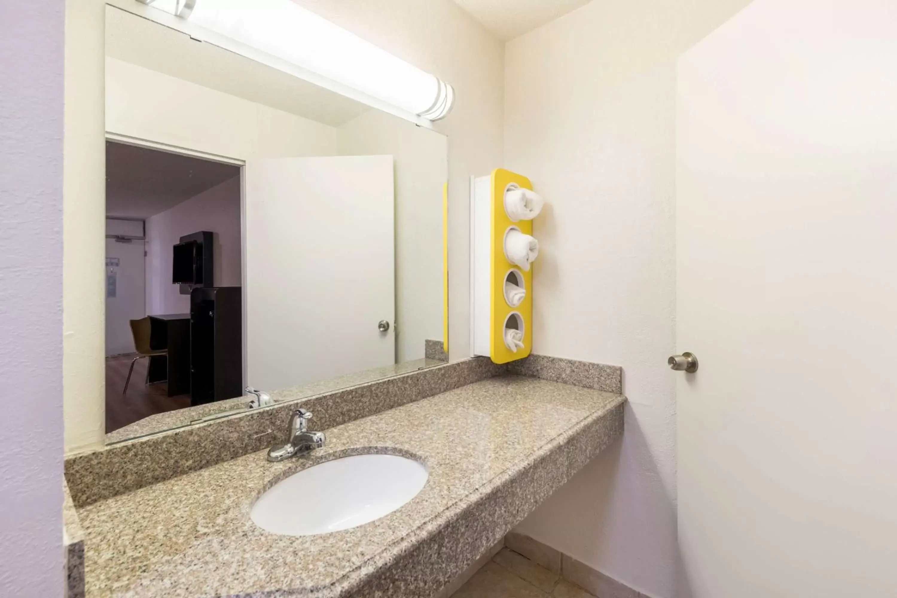 Bathroom in Motel 6-Oklahoma City, OK - Bricktown