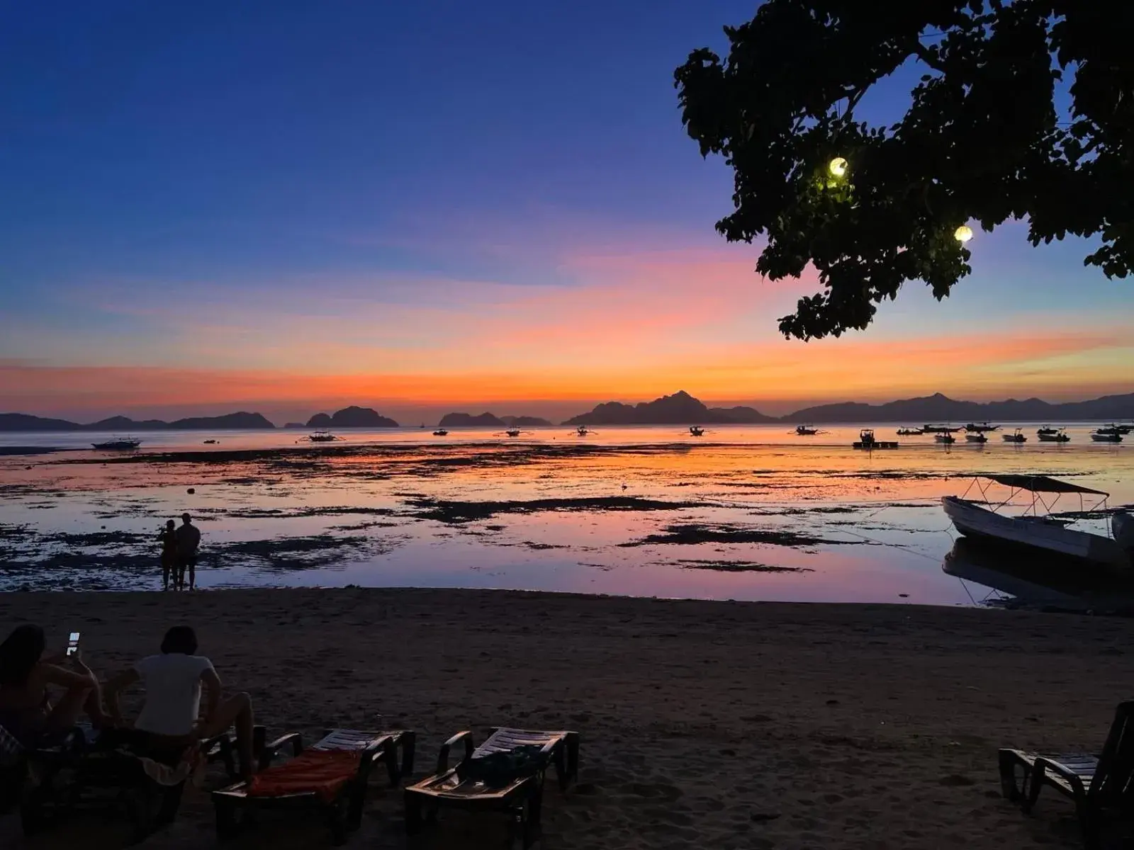 Sunset, Beach in Doublegem Beach Resort and Hotel