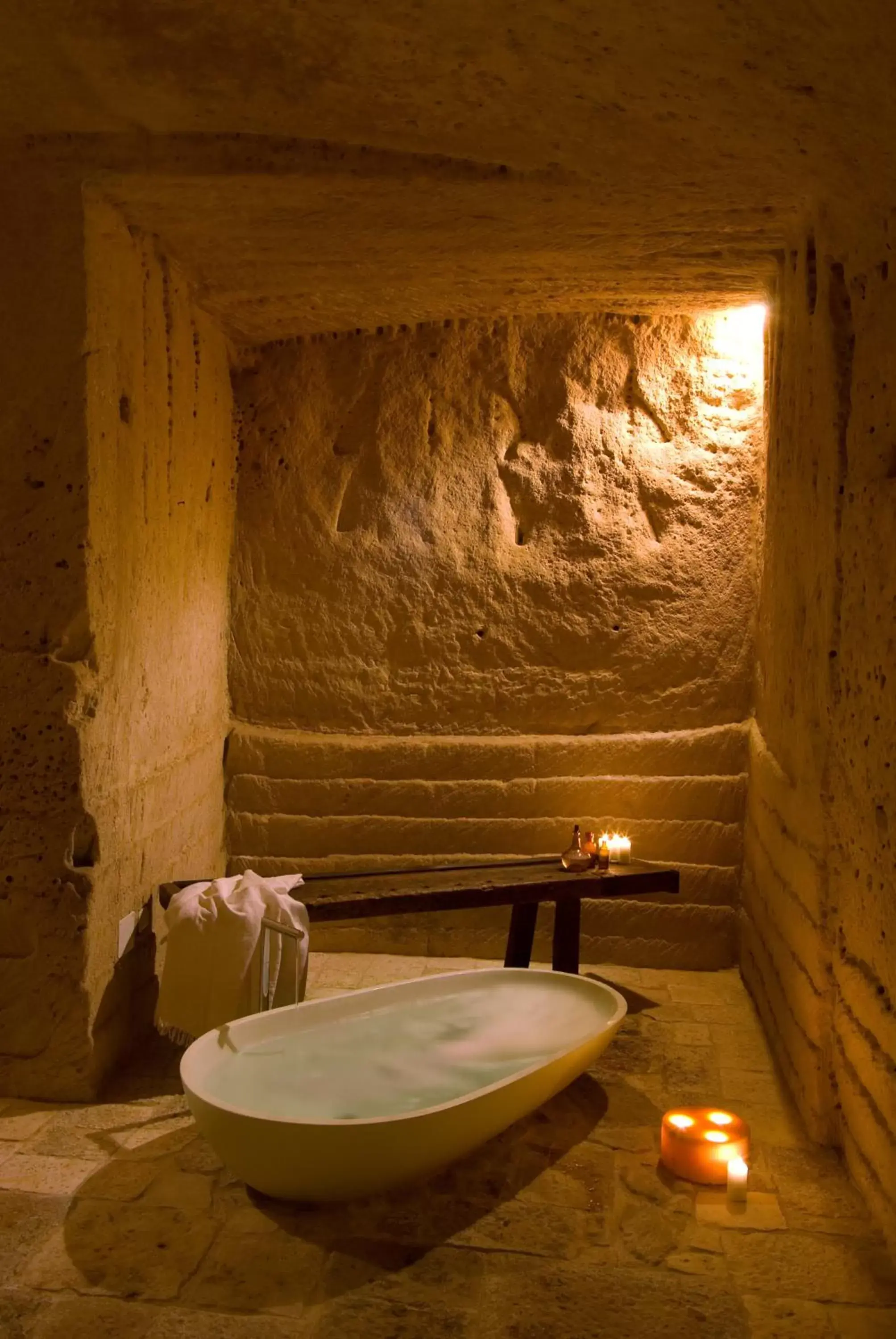 Bathroom in Sextantio Le Grotte Della Civita