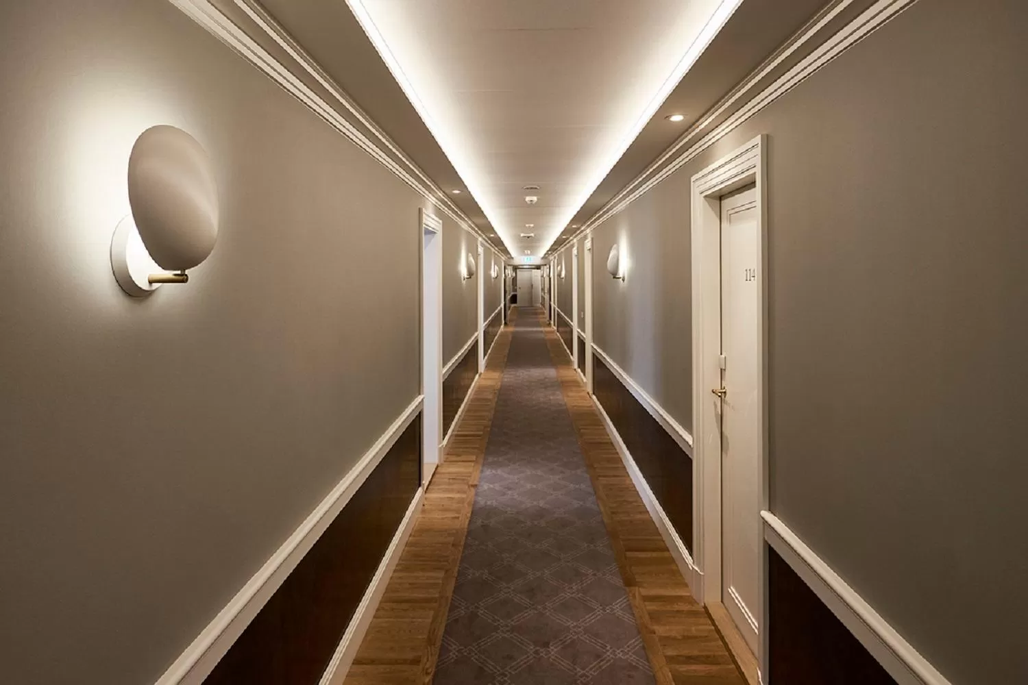 Communal lounge/ TV room in Hotel Randers