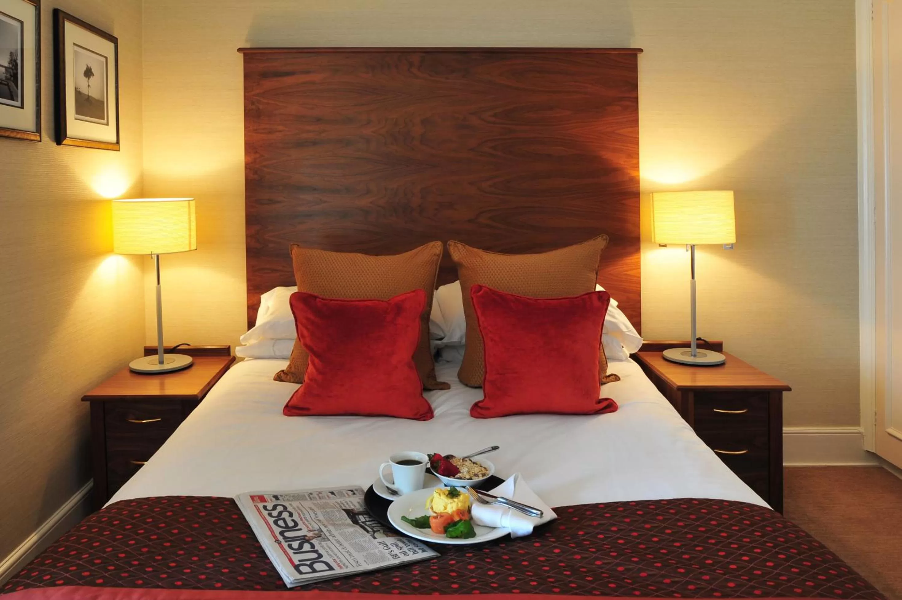 Bed in The White Lion Hotel