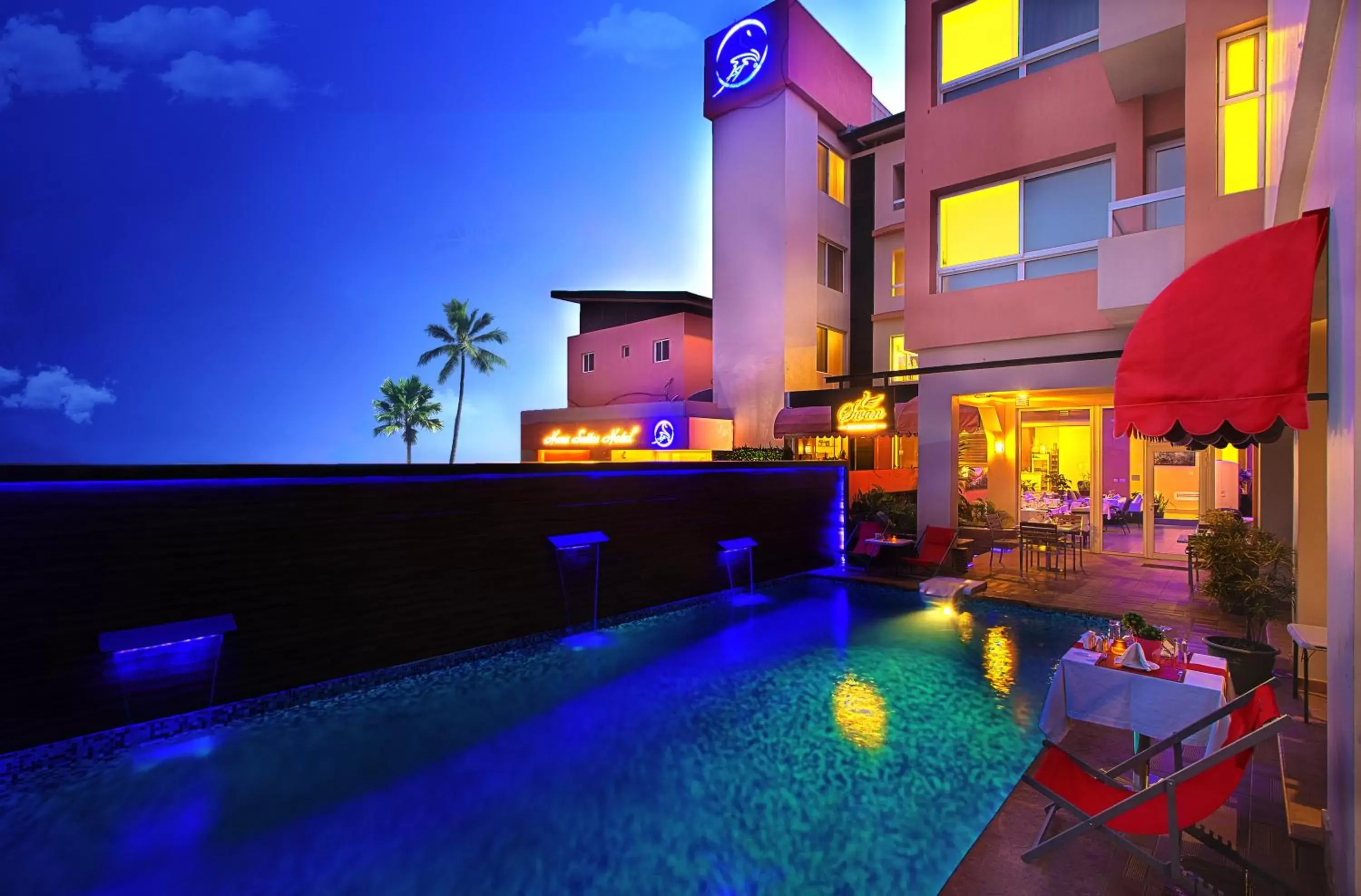 Property building, Swimming Pool in Home Suites Boutique Hotel