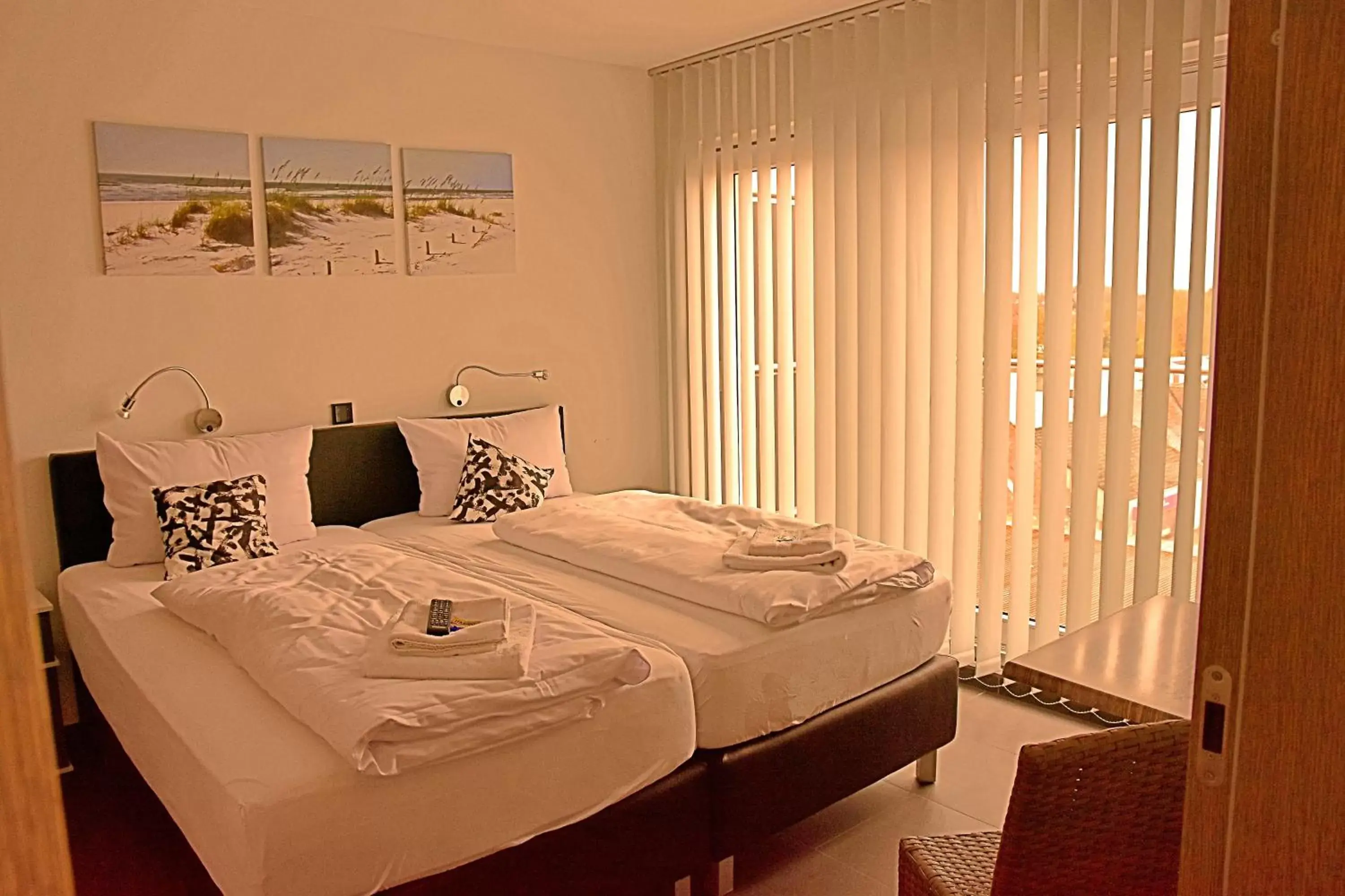 Bed in Hotel Walsroder Hof Bed in Hotel Walsroder Hof