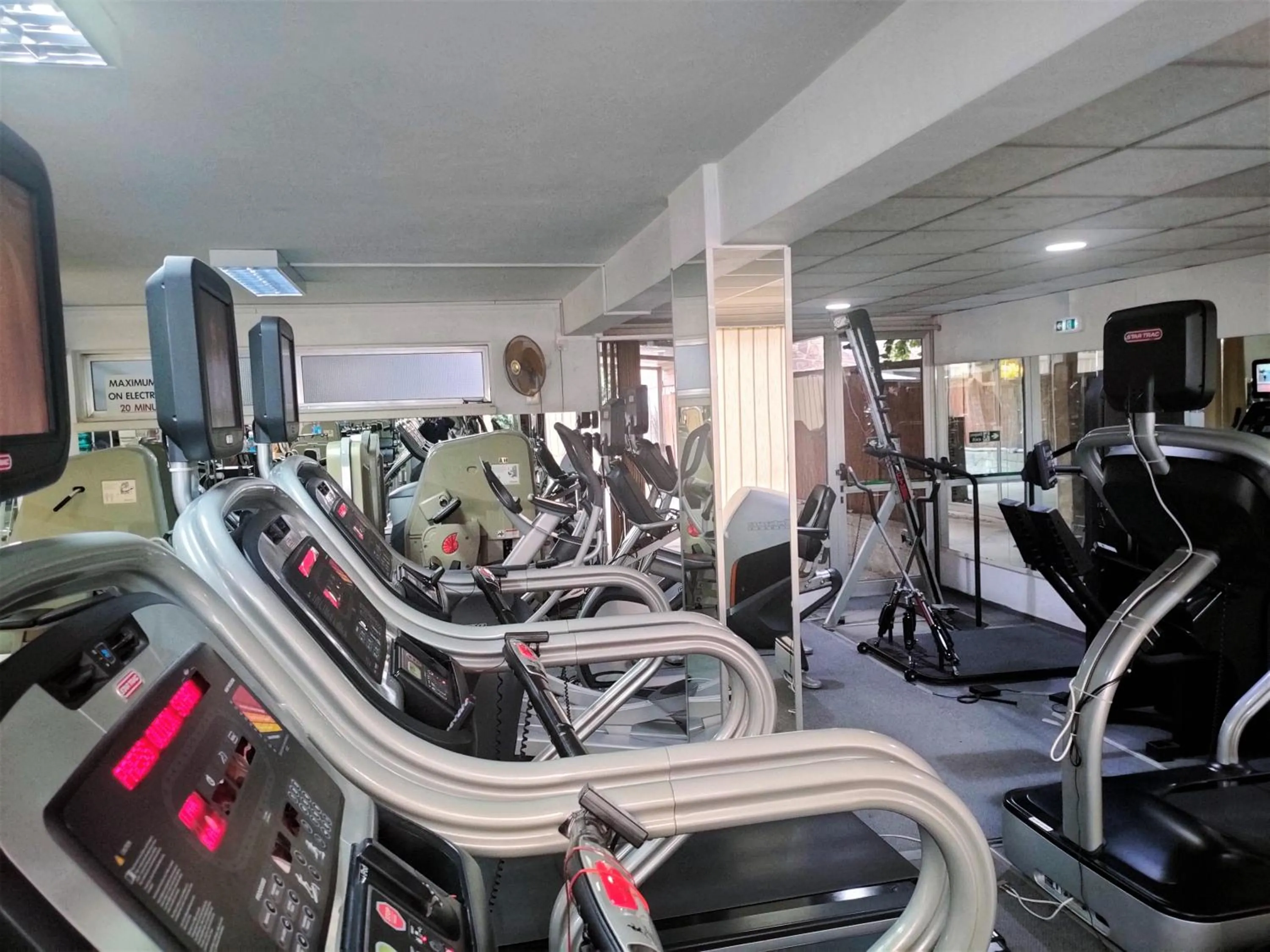Fitness centre/facilities in Almond Business Hotel