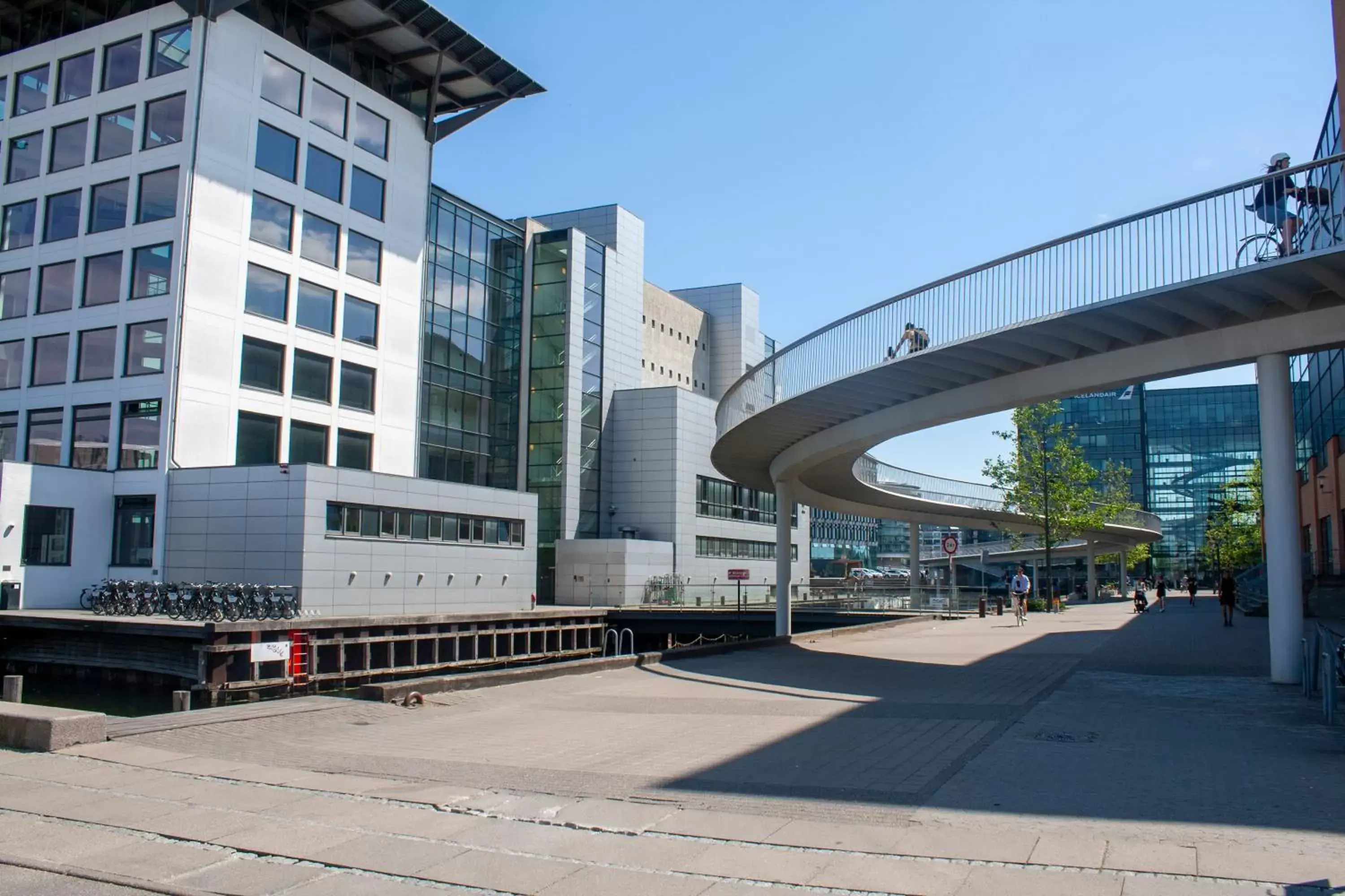 Cycling, Property Building in Copenhagen Island Hotel