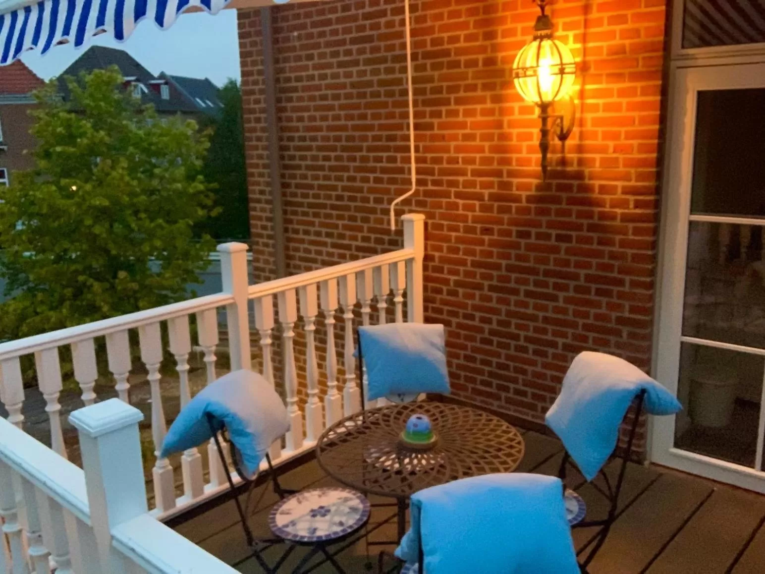 Balcony/Terrace in Boutique Hotel Postgården