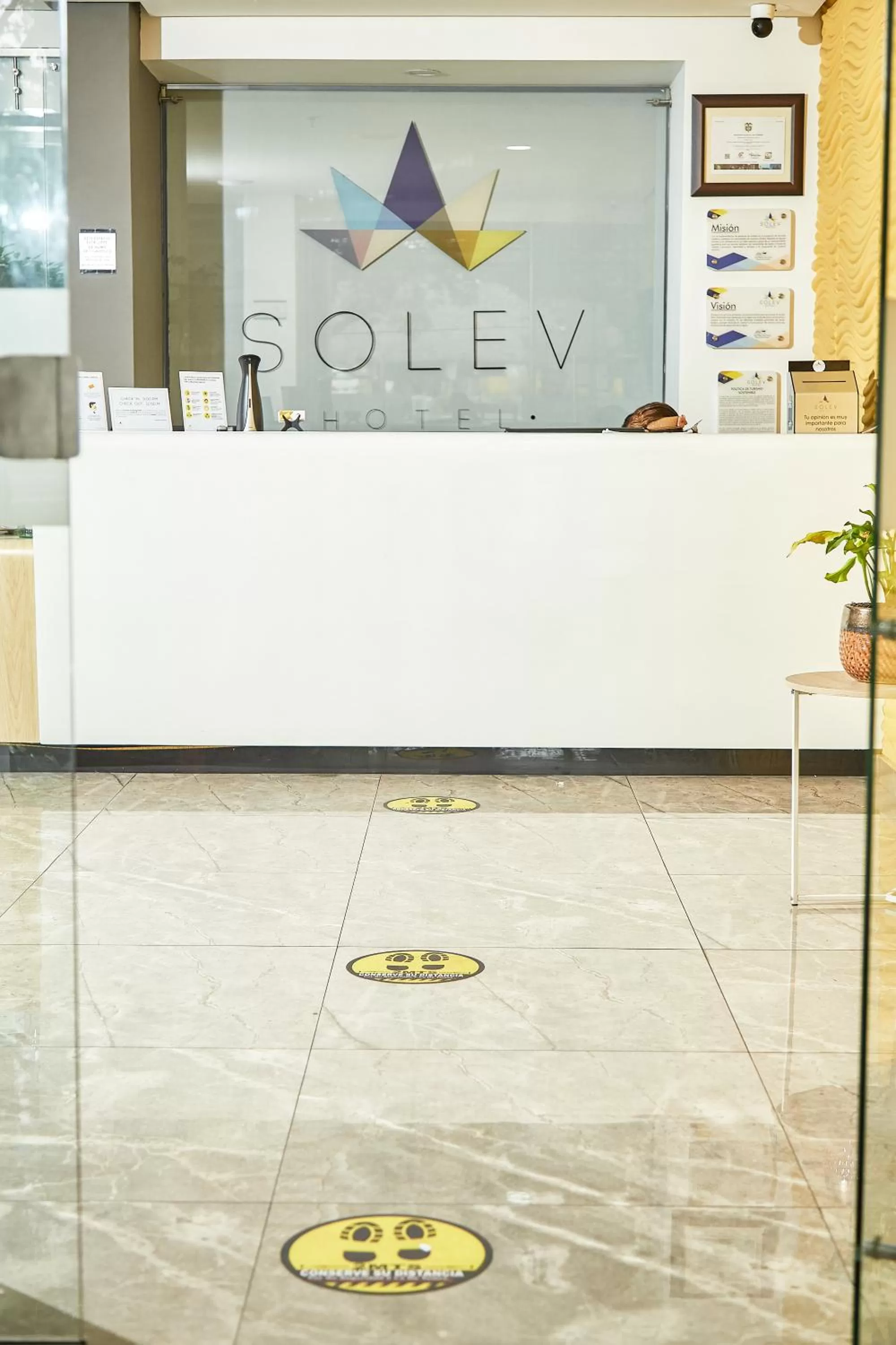 Lobby or reception in Solev Hotel
