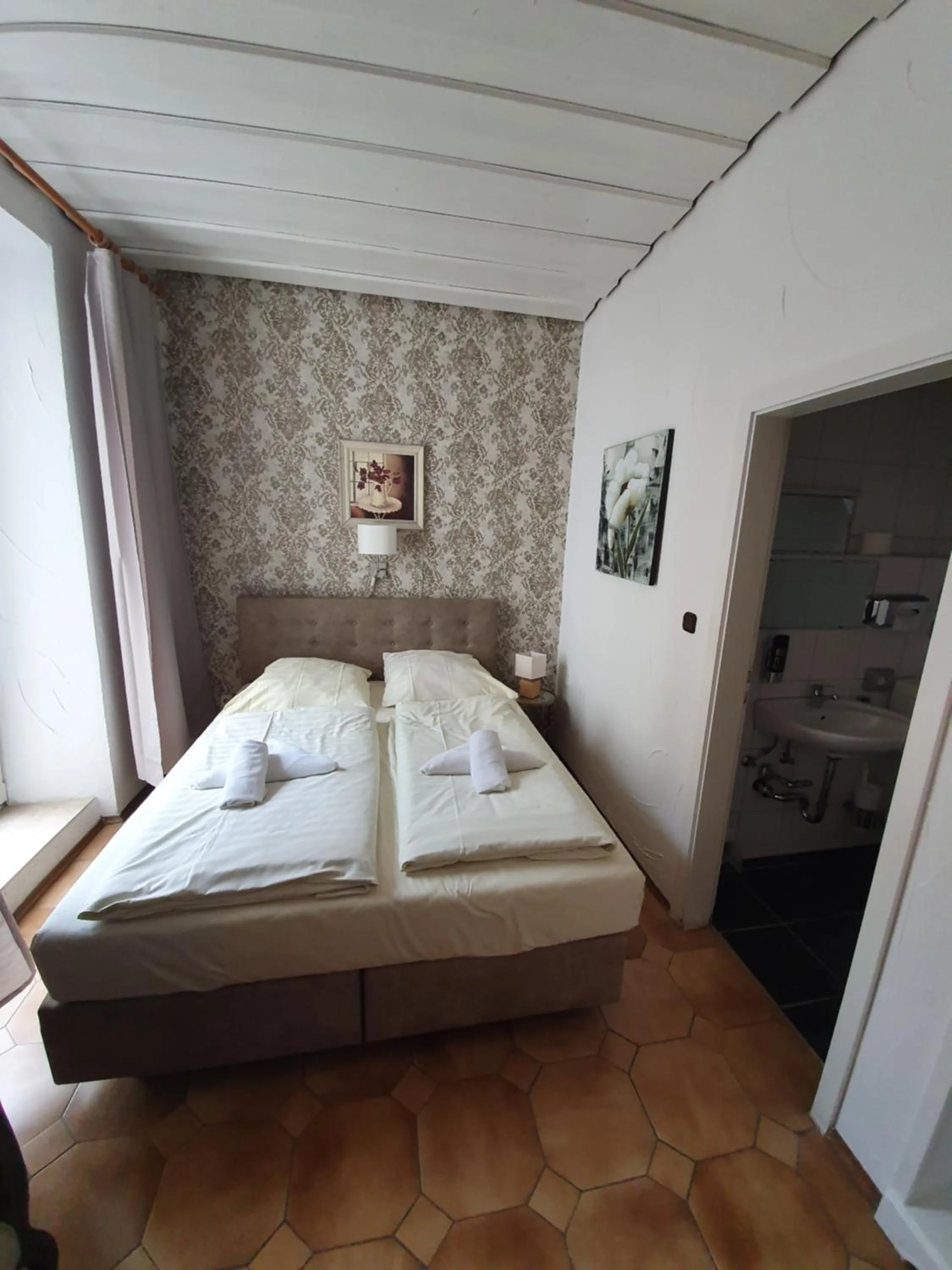 Bed in Pension Seibel