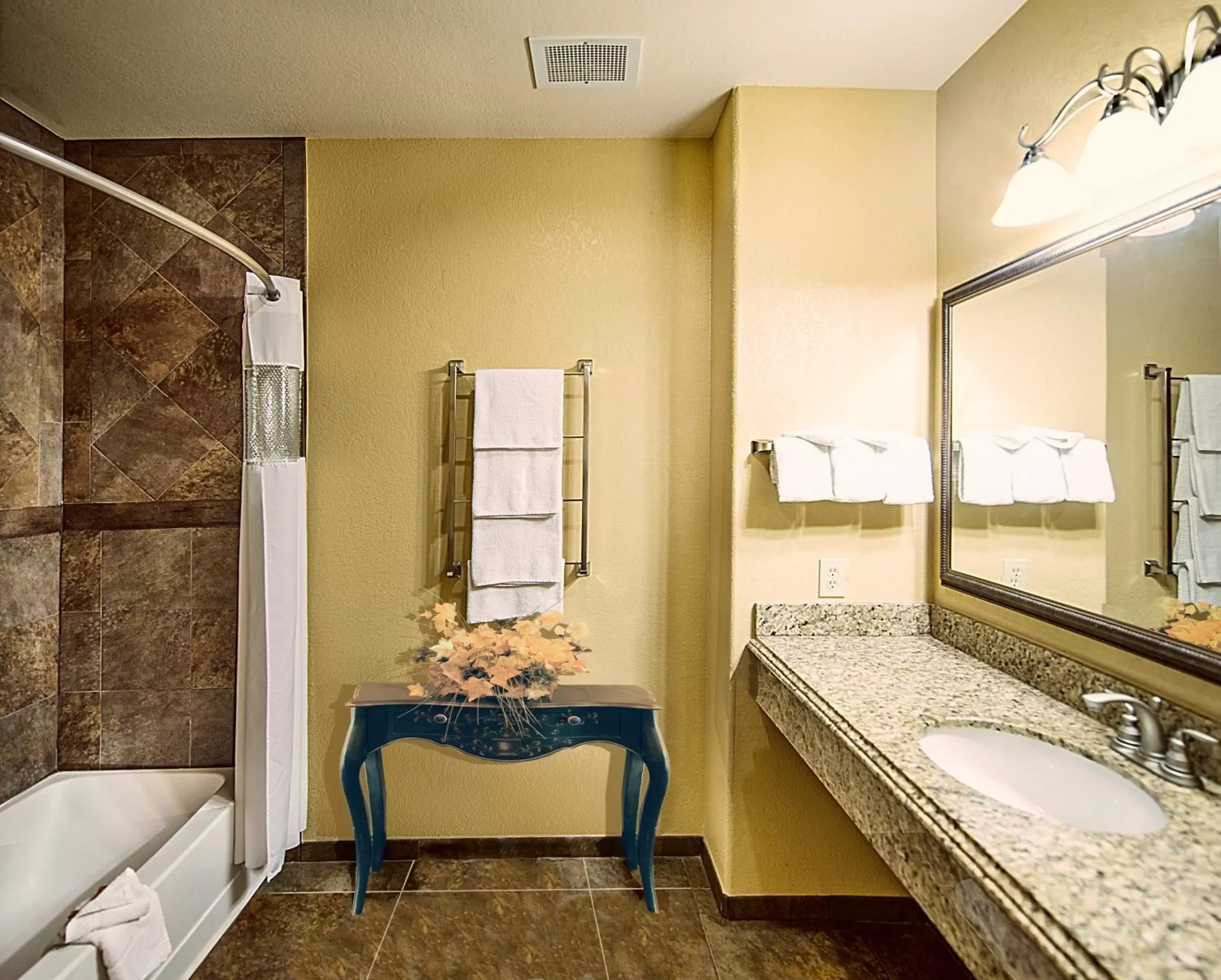 Bathroom in La Quinta by Wyndham Marble Falls