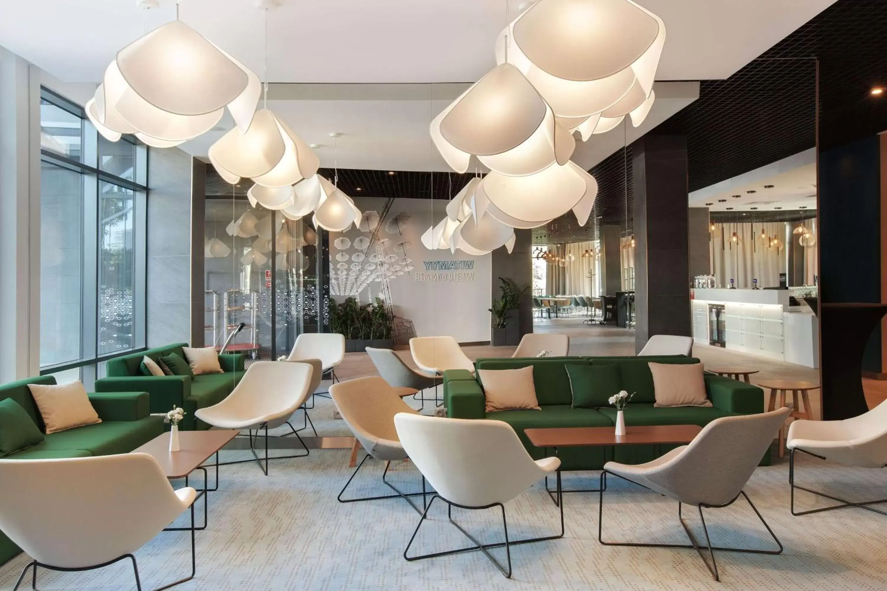 Lobby or reception, Lounge/Bar in Hampton By Hilton Lublin