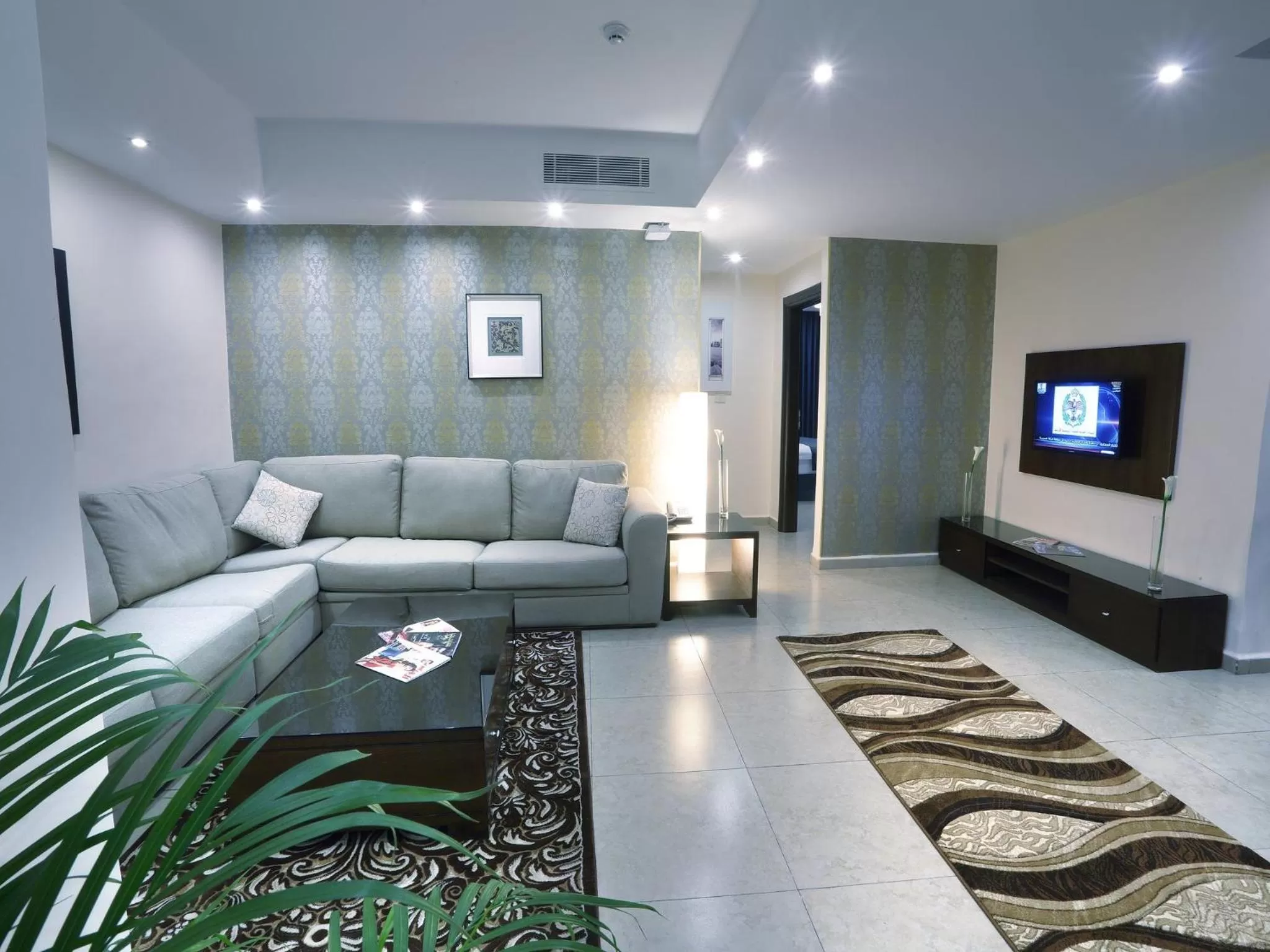 Living room in City Rose Hotel Suites