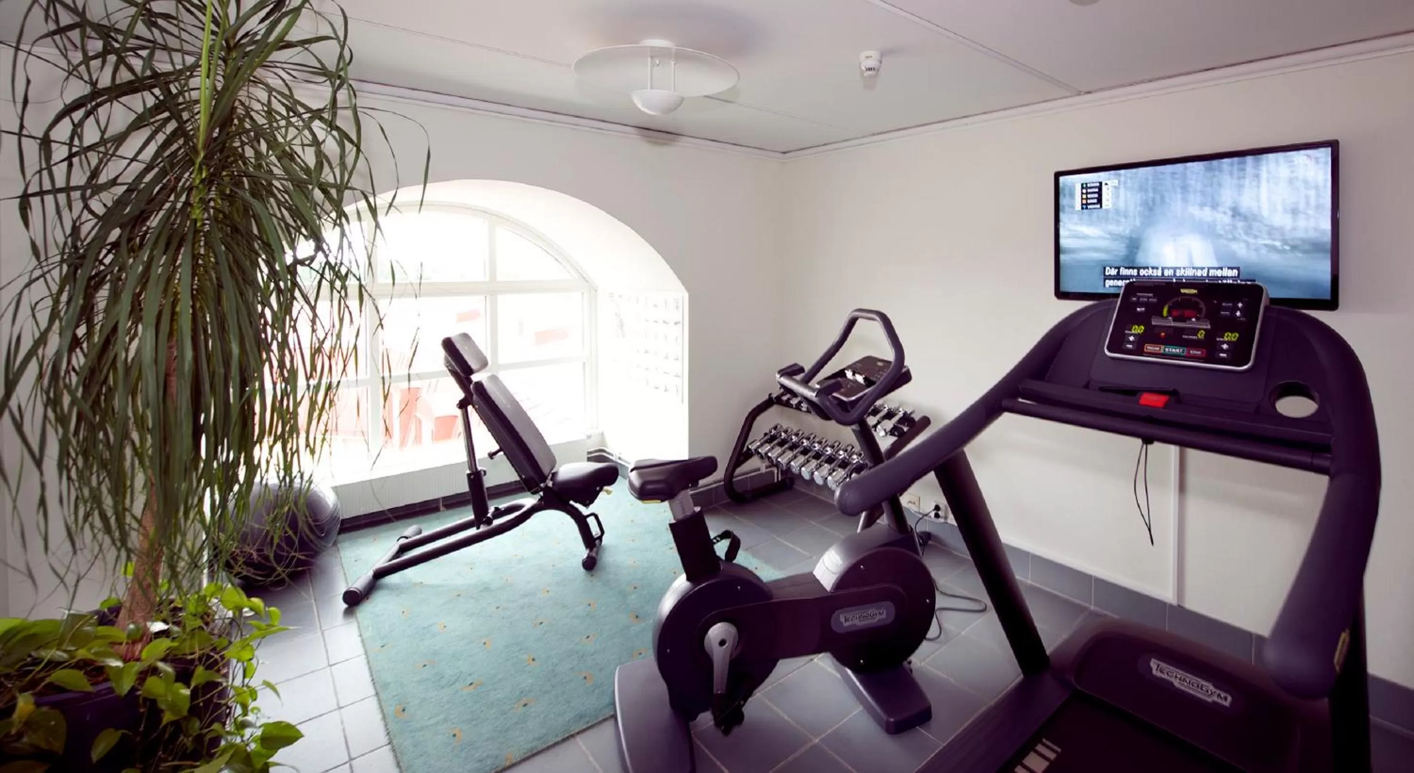 Fitness centre/facilities in Clarion Collection Hotel Uman