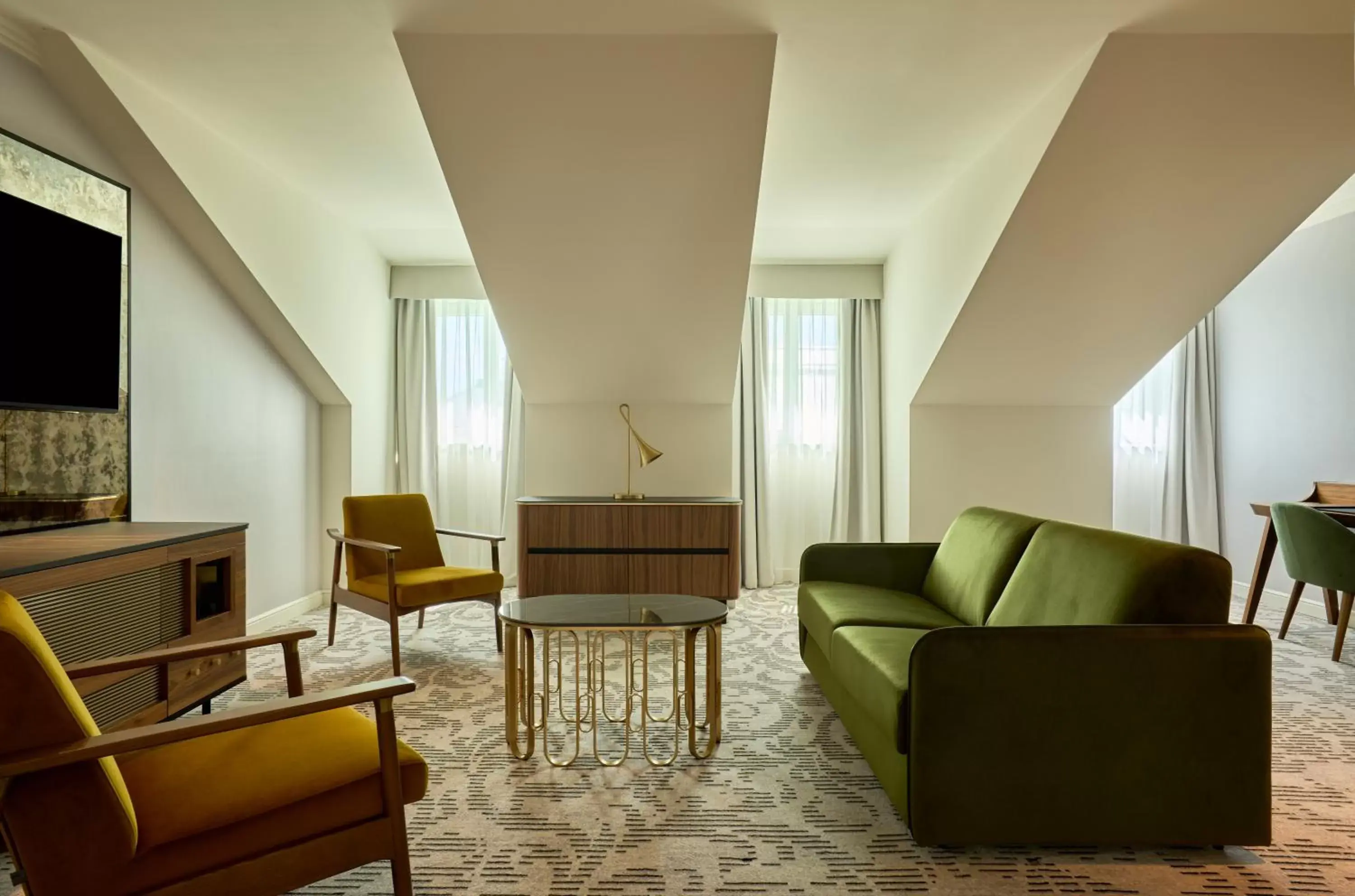 Living room, Seating Area in Hotel Saski Krakow Curio Collection by Hilton