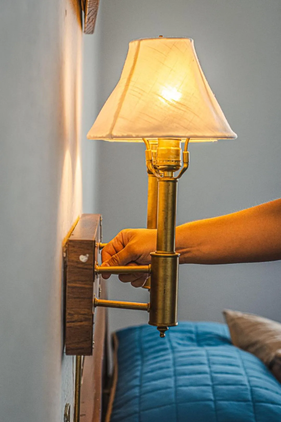 Bed in Hotel Palacio