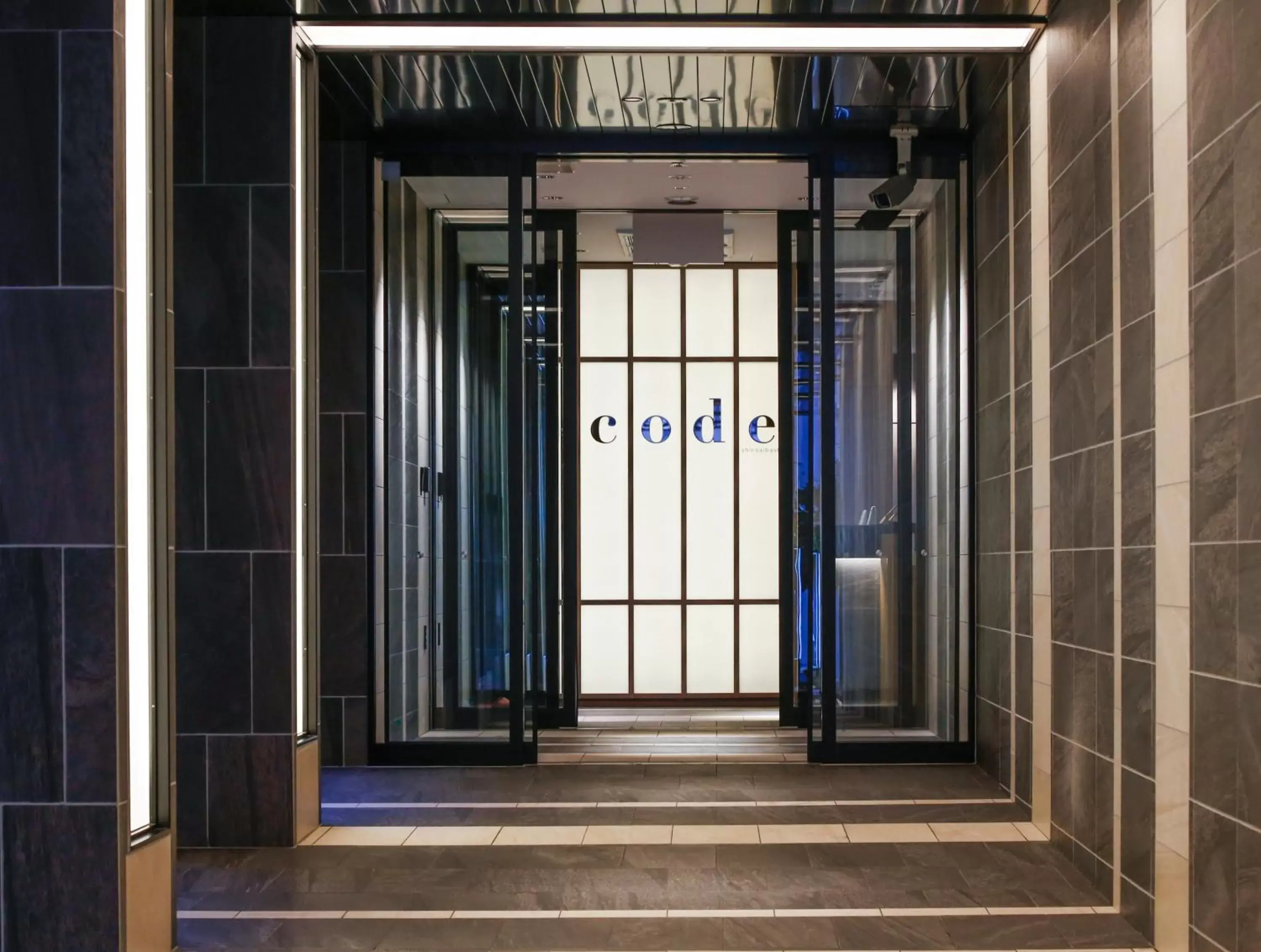 Facade/entrance in Hotel Code Shinsaibashi