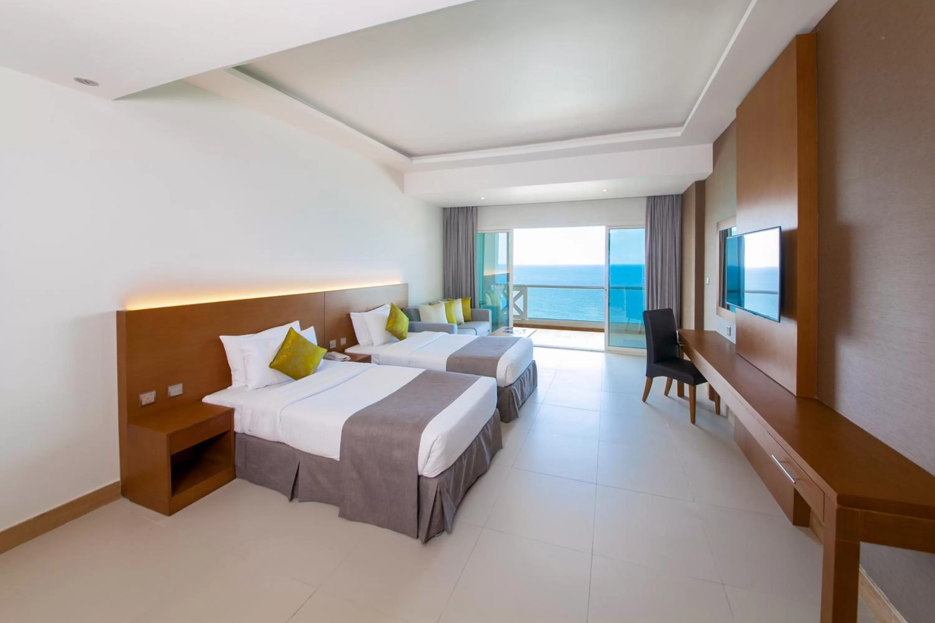 Spring, Bed in Ramada by Wyndham Beach Hotel Ajman