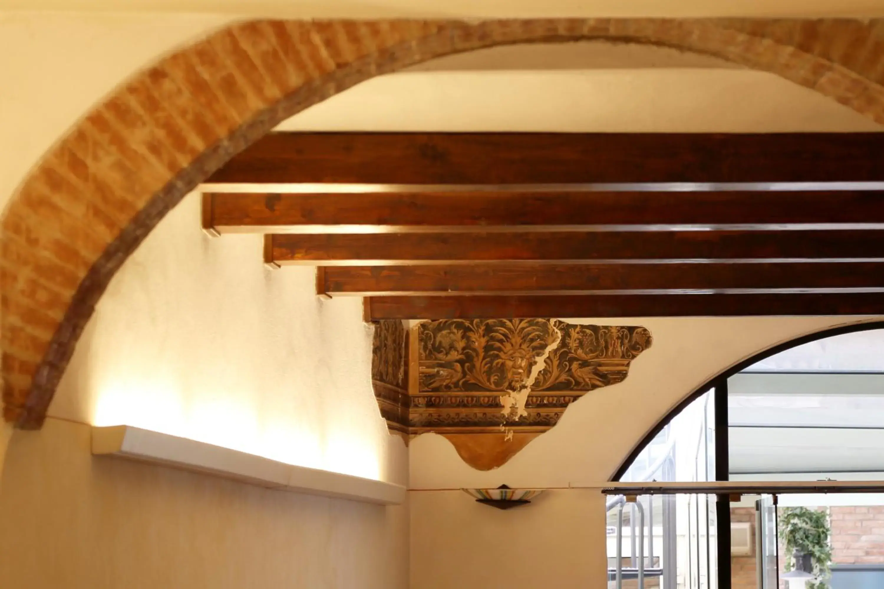 Decorative detail in Antica Dimora Mantova City Centre