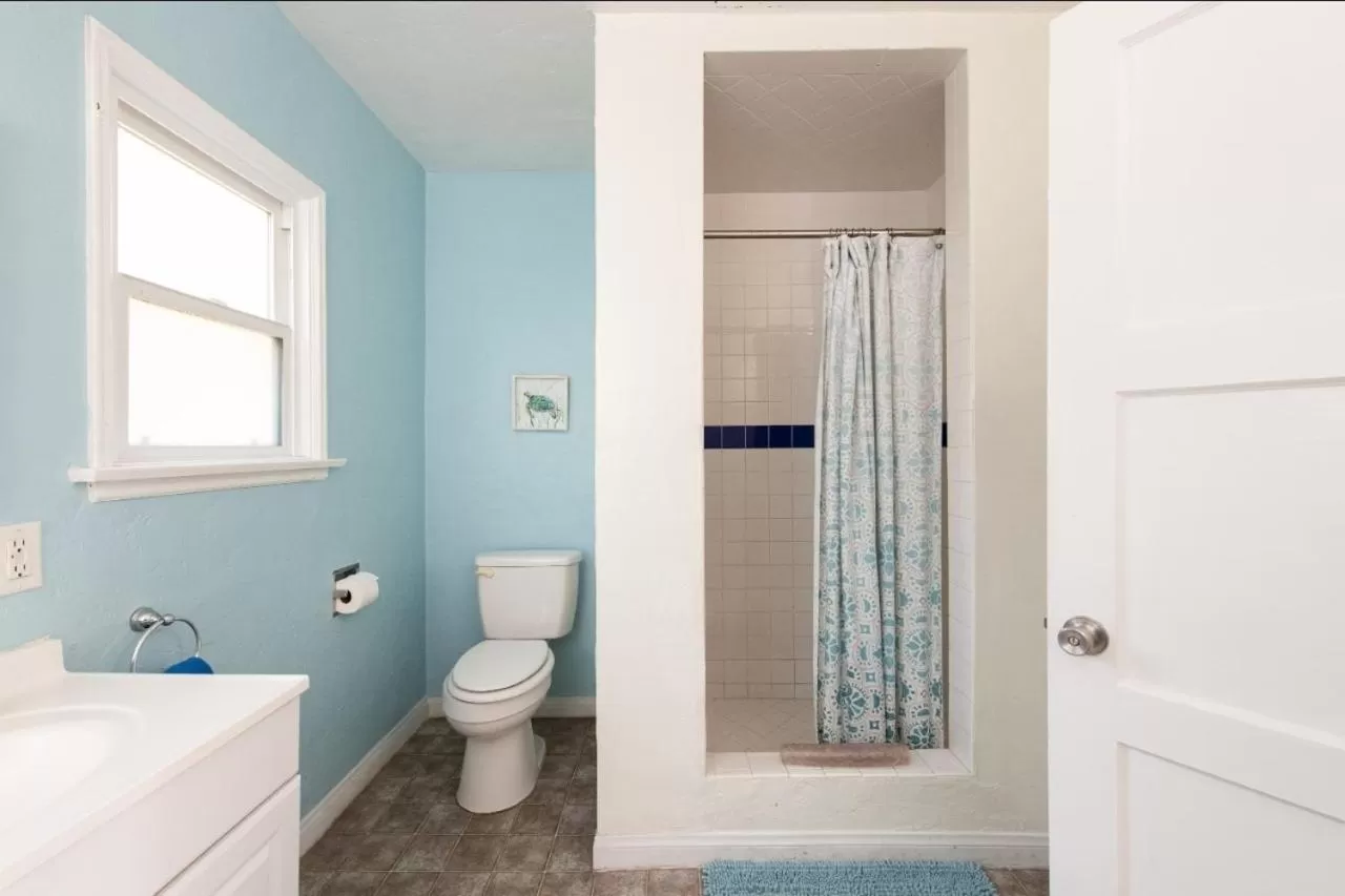 Bathroom in The Patriots Boutique Motel