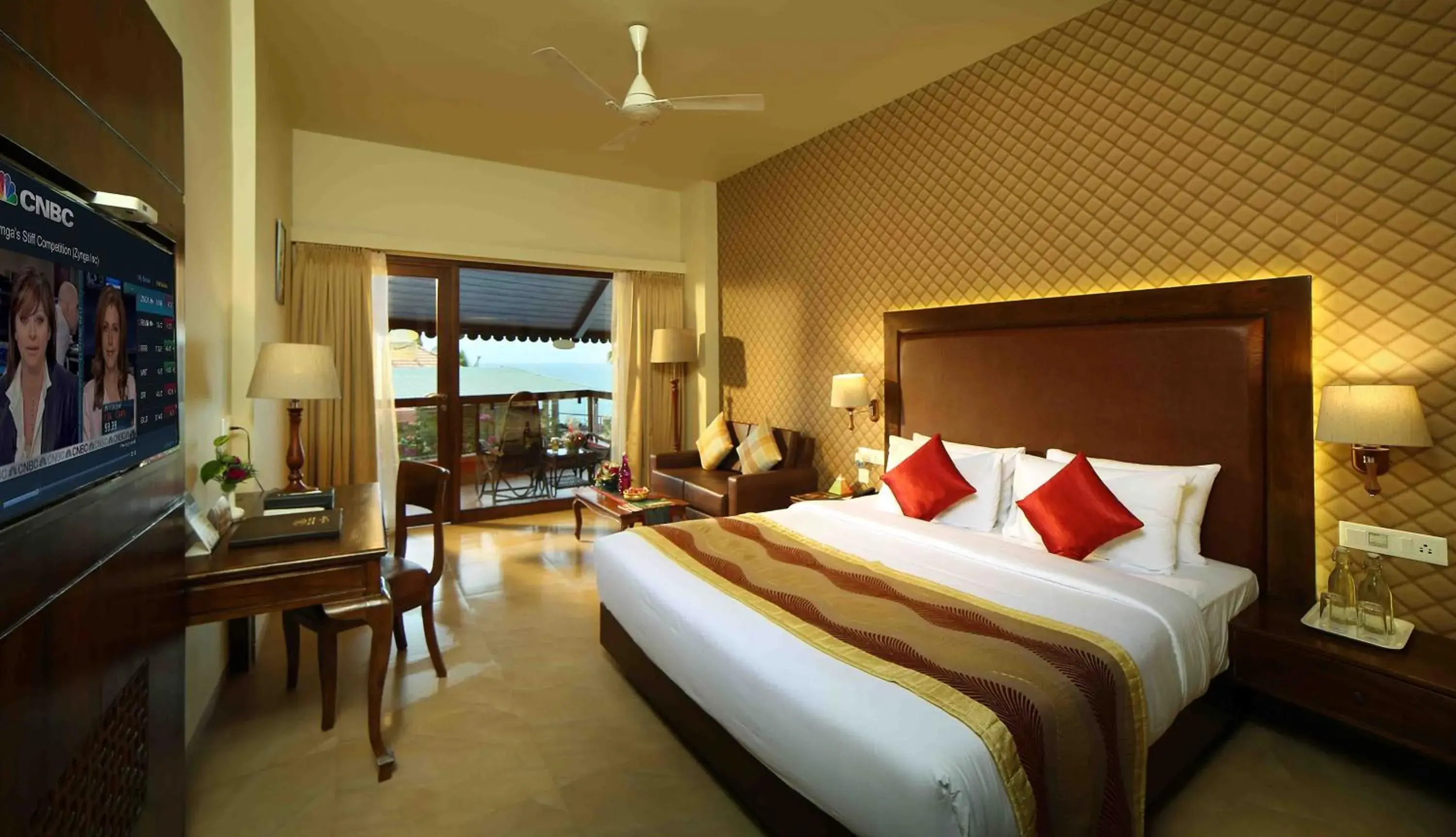 Bedroom in Uday Samudra Leisure Beach Hotel