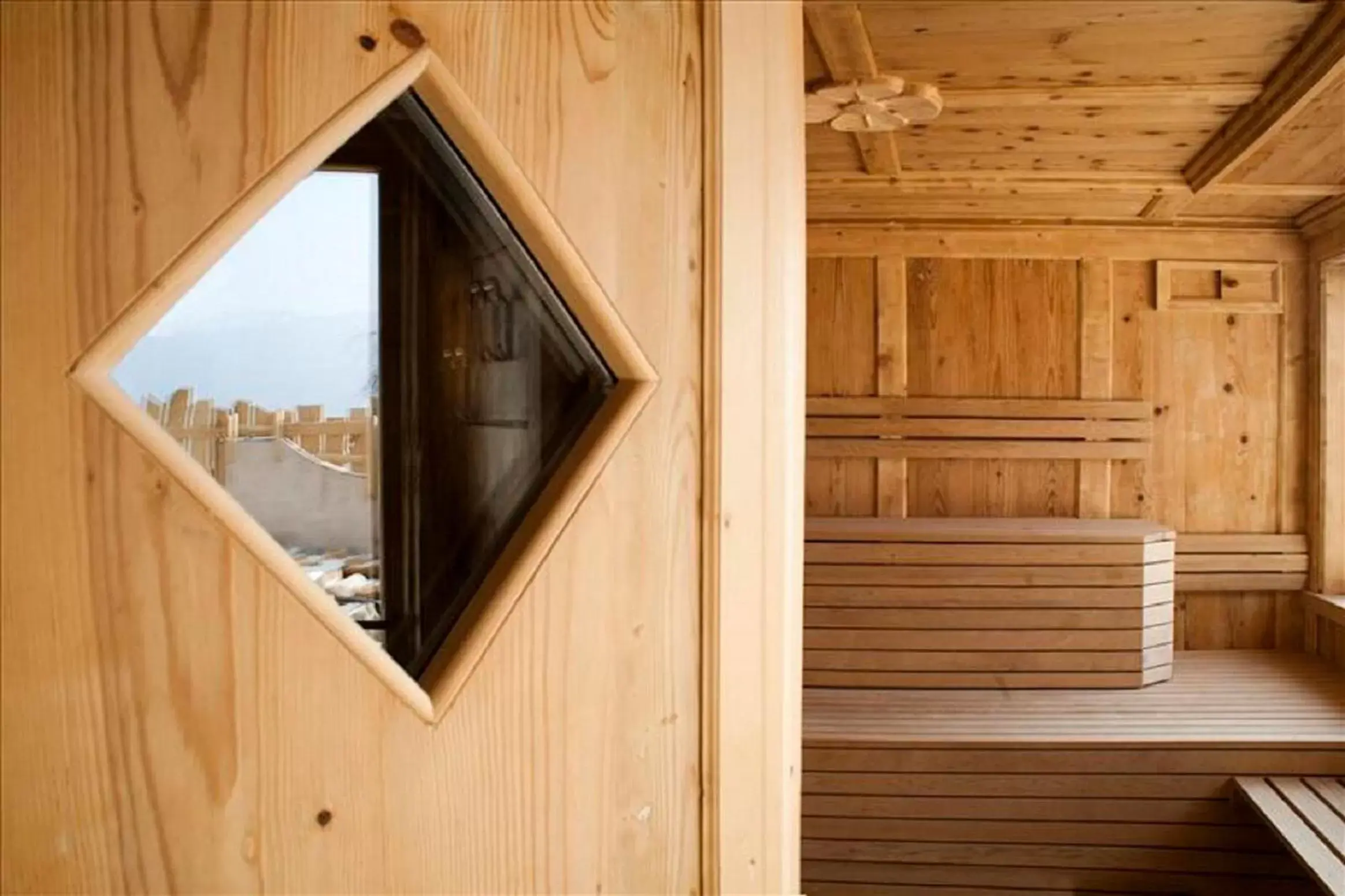 Sauna in Miraval Hotel