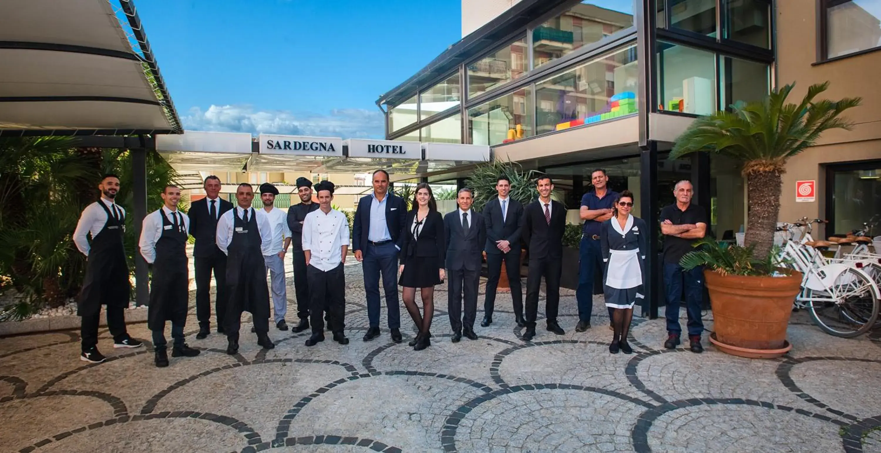 Staff in Sardegna Hotel - Suites & Restaurant