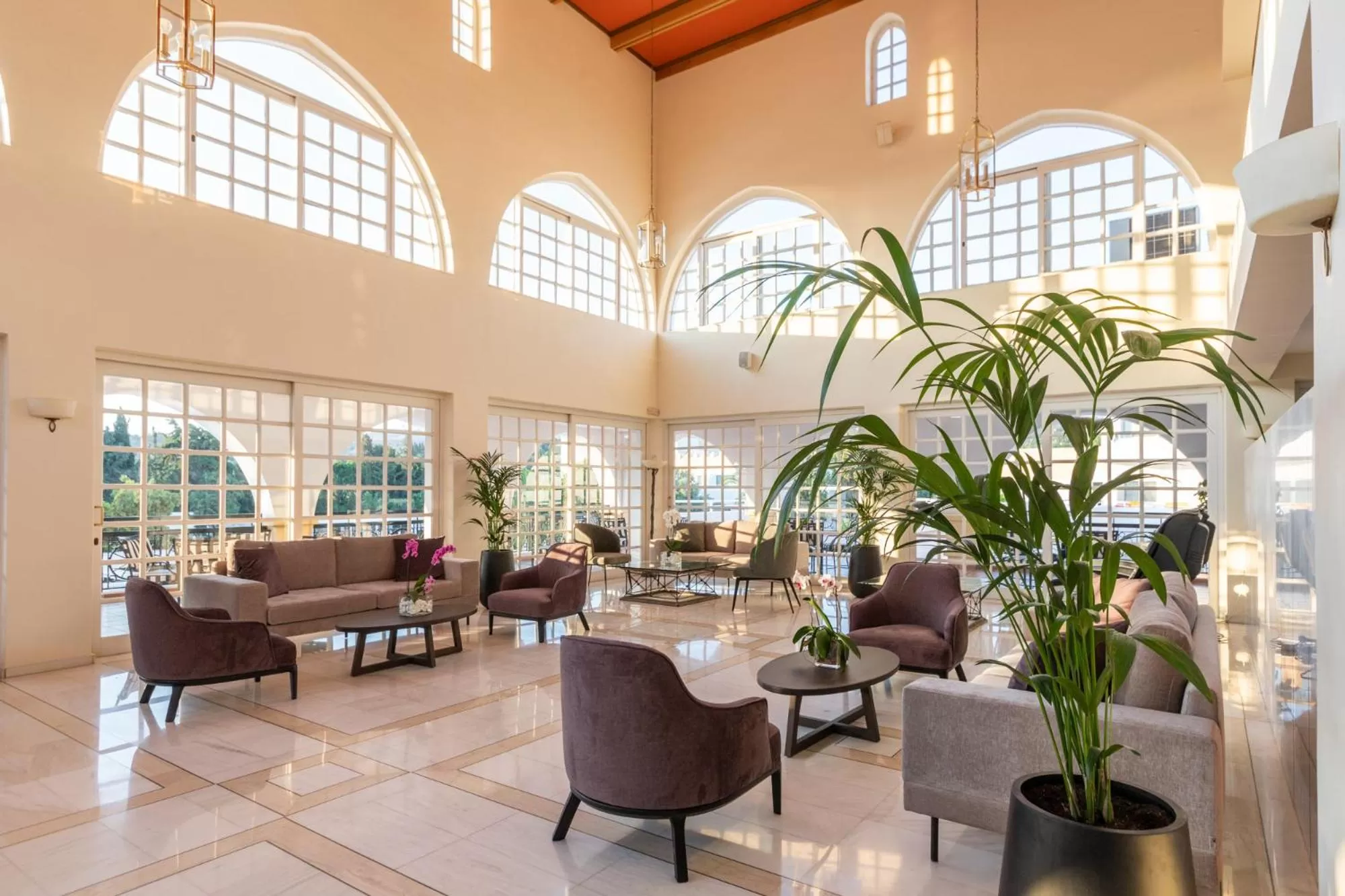 Living room in Platanista Hotel